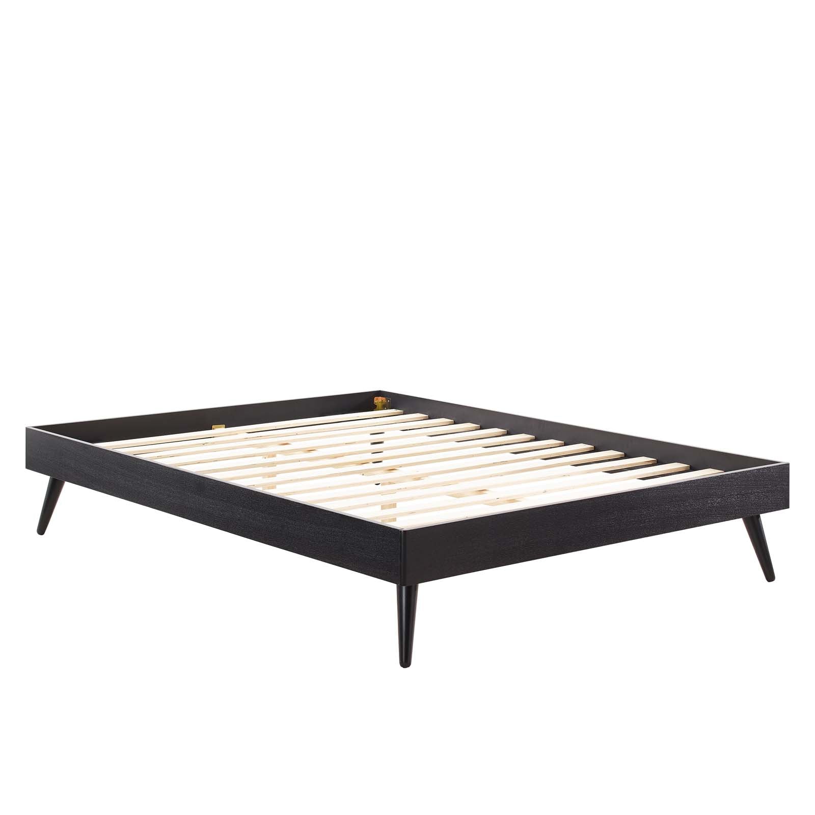 Modway Beds - Margo Full Wood Platform Bed Frame Black
