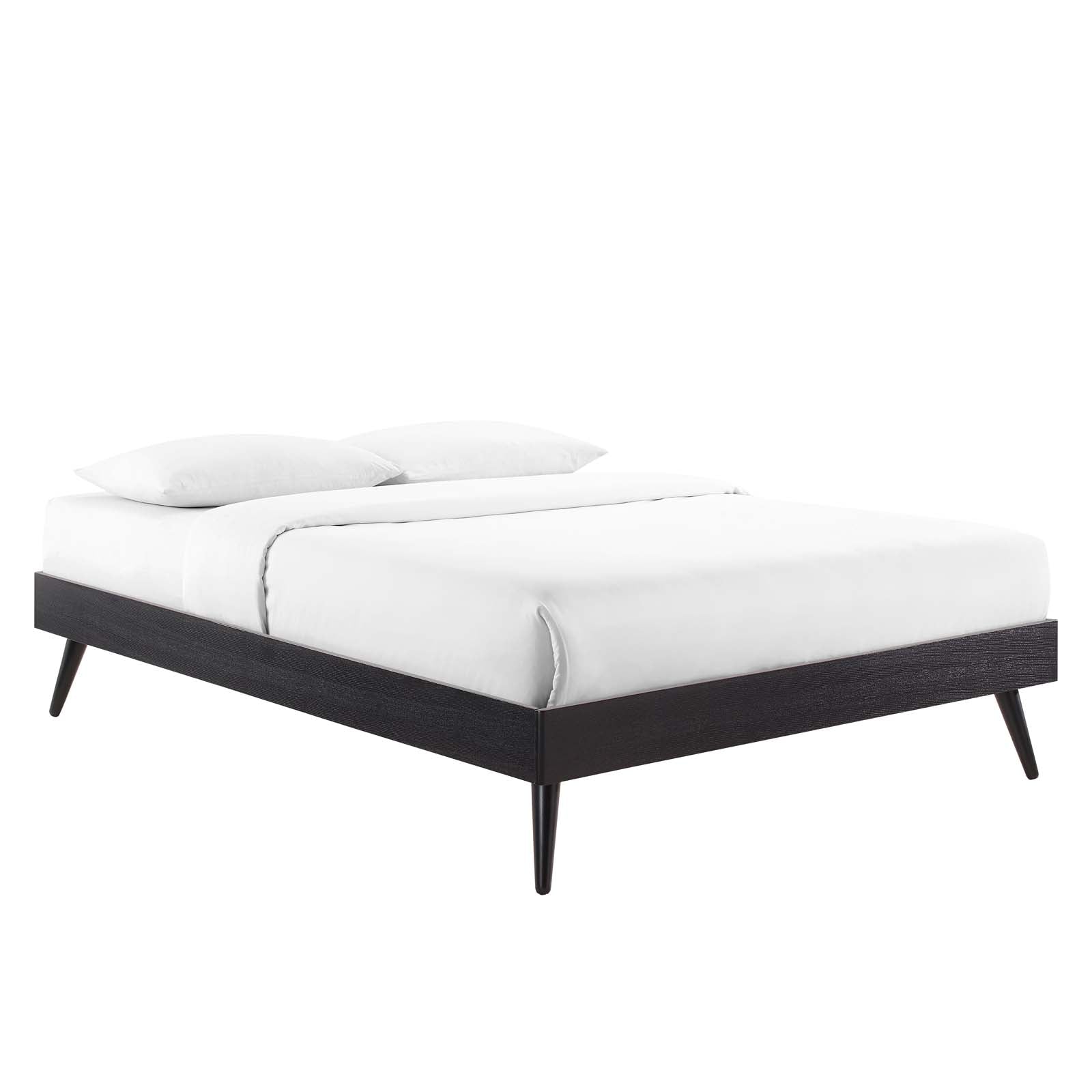 Modway Beds - Margo King Wood Platform Bed Frame Black