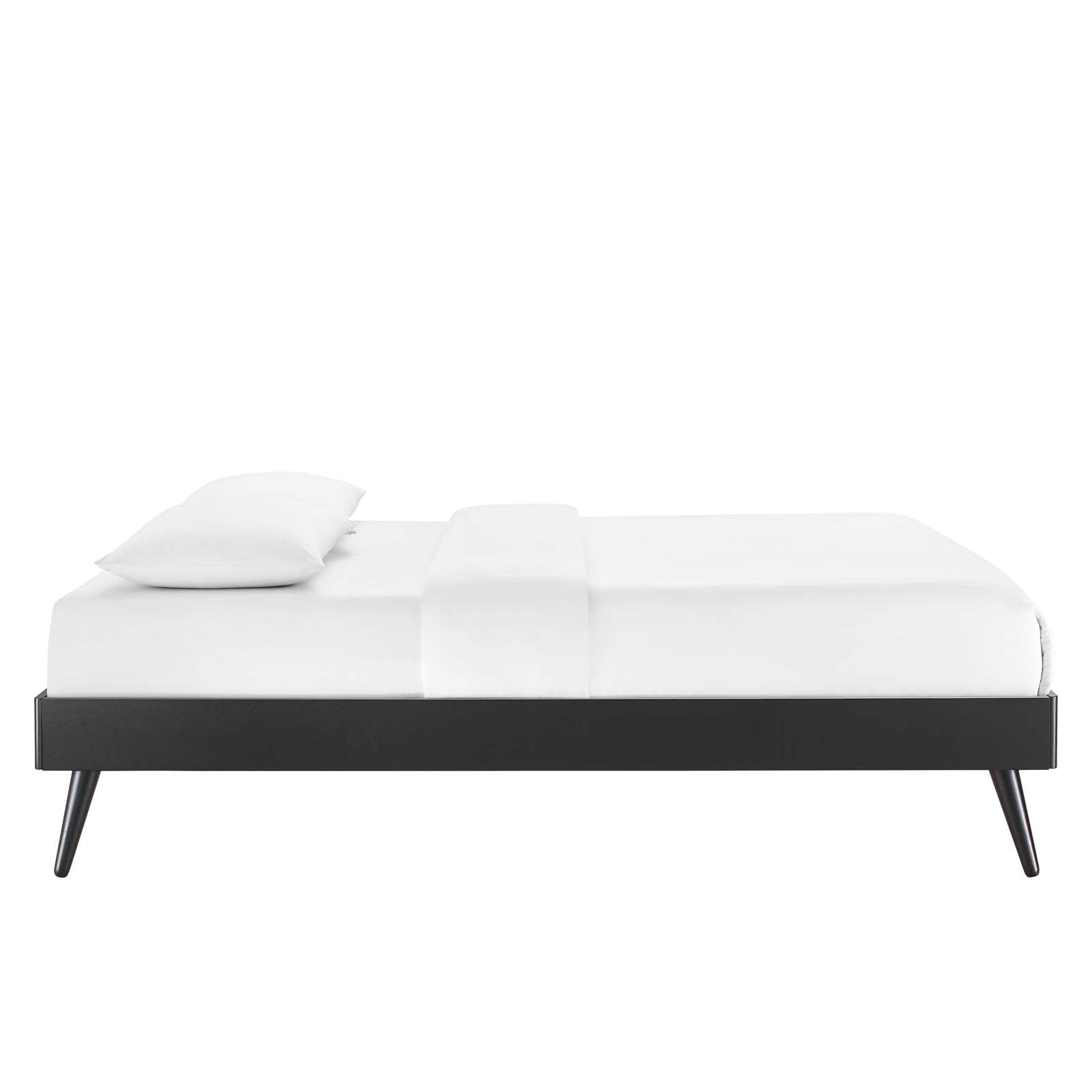 Modway Beds - Margo King Wood Platform Bed Frame Black