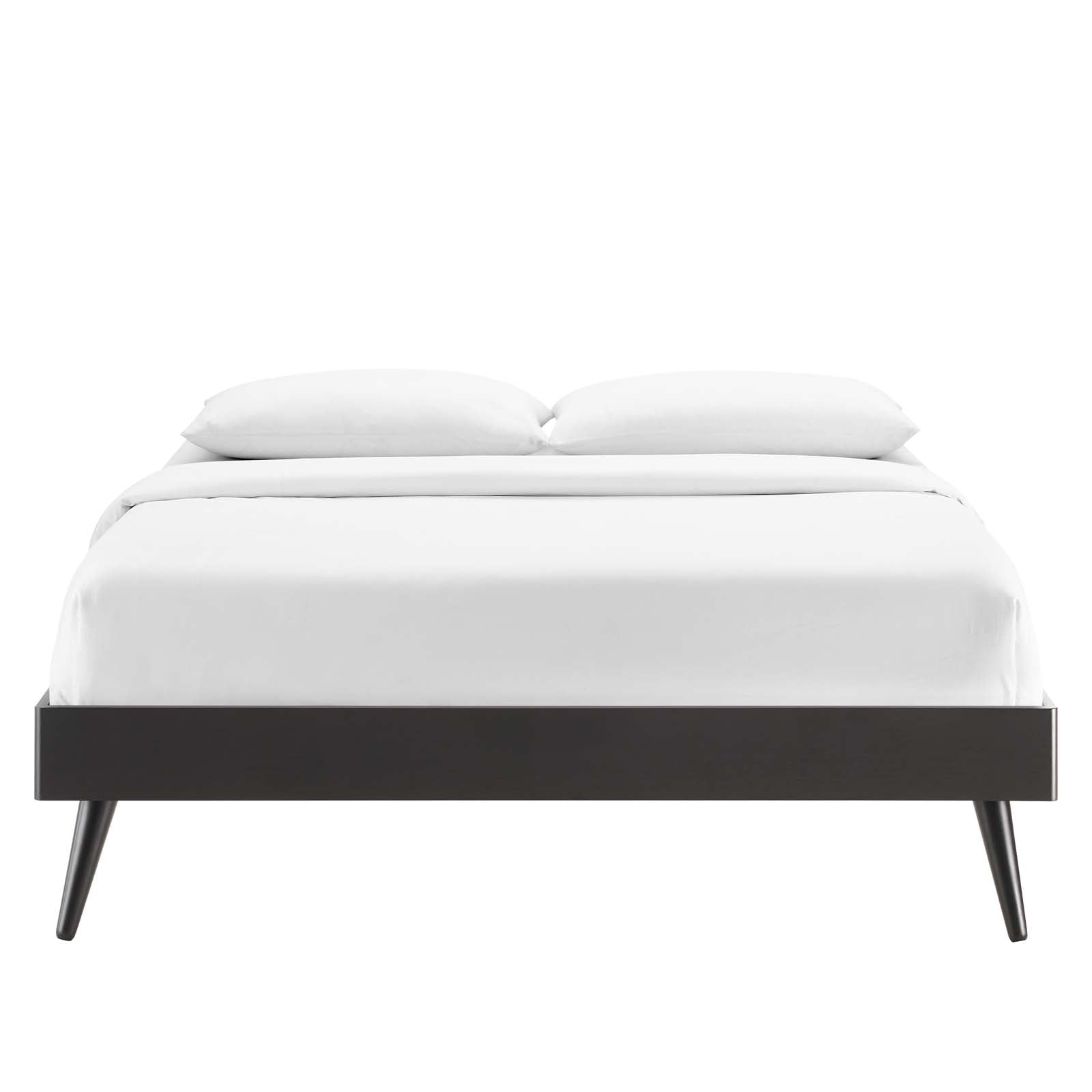 Modway Beds - Margo King Wood Platform Bed Frame Black