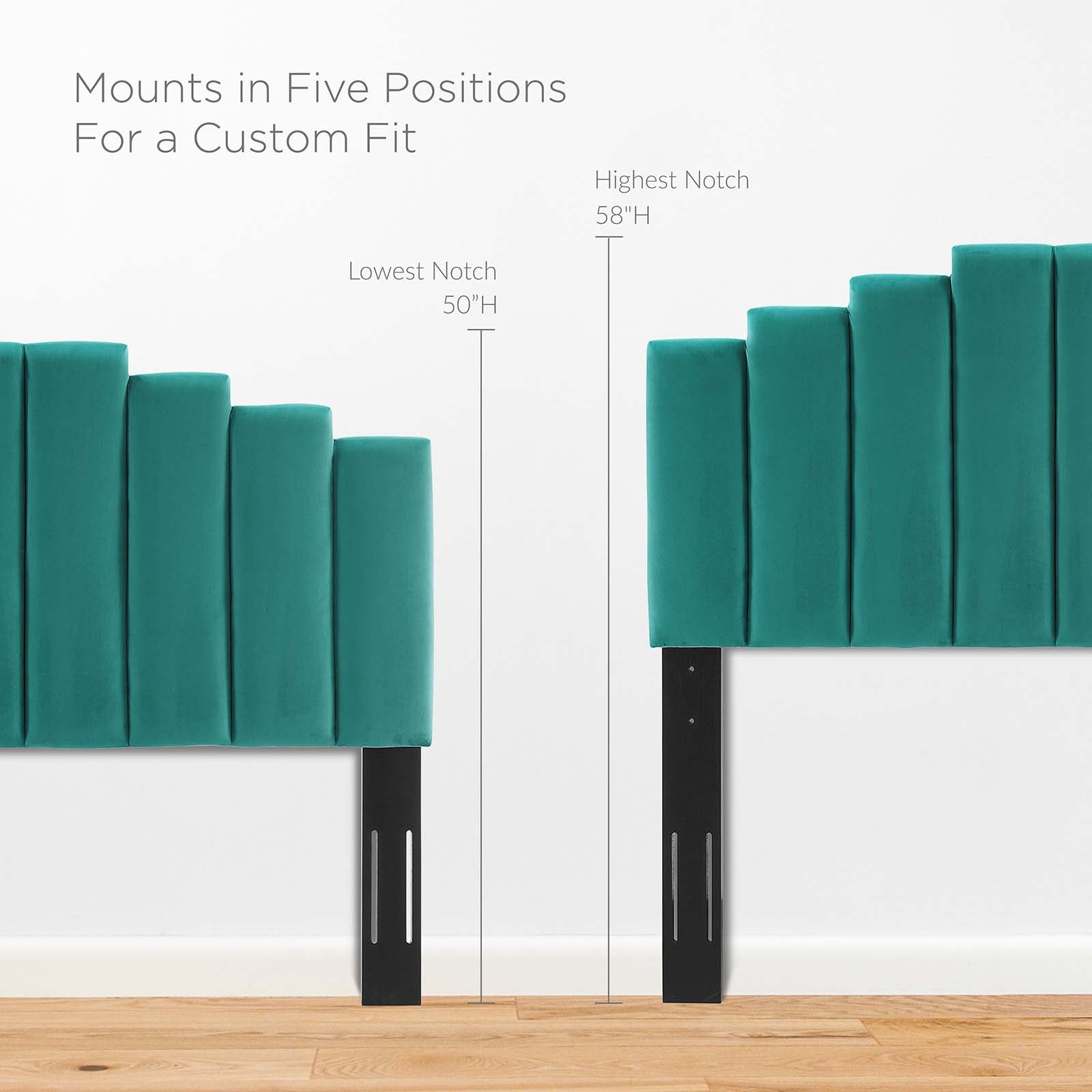 Modway Headboards - Noelle Twin Headboard Teal
