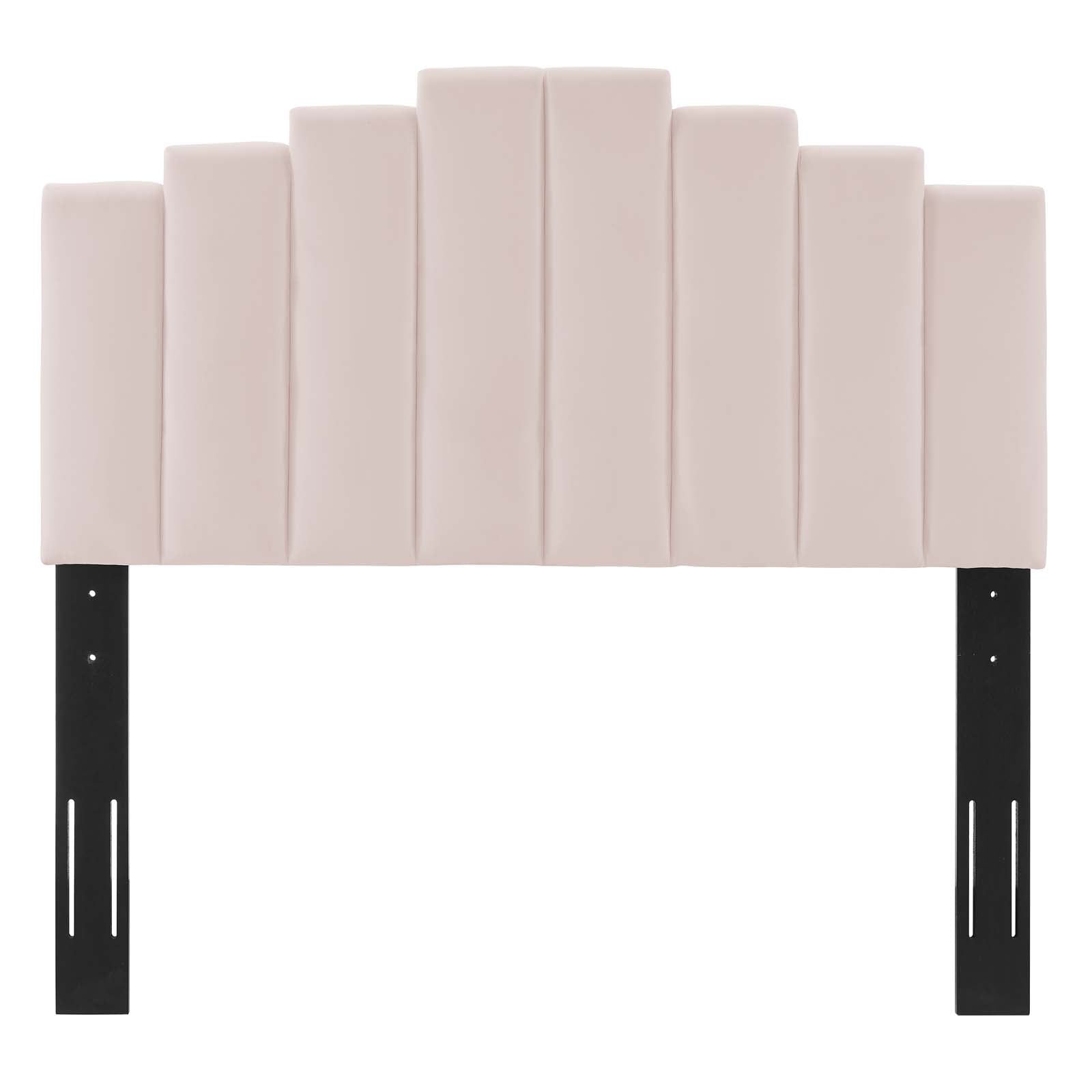 Modway Headboards - Noelle Performance Velvet King/California King Headboard Pink