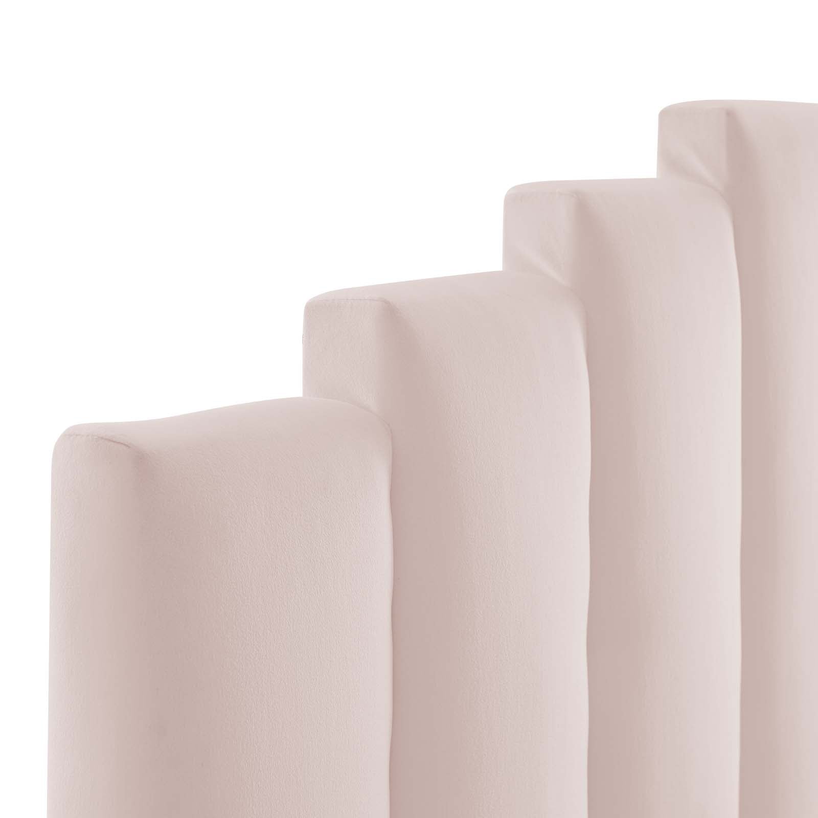 Modway Headboards - Noelle Performance Velvet King/California King Headboard Pink