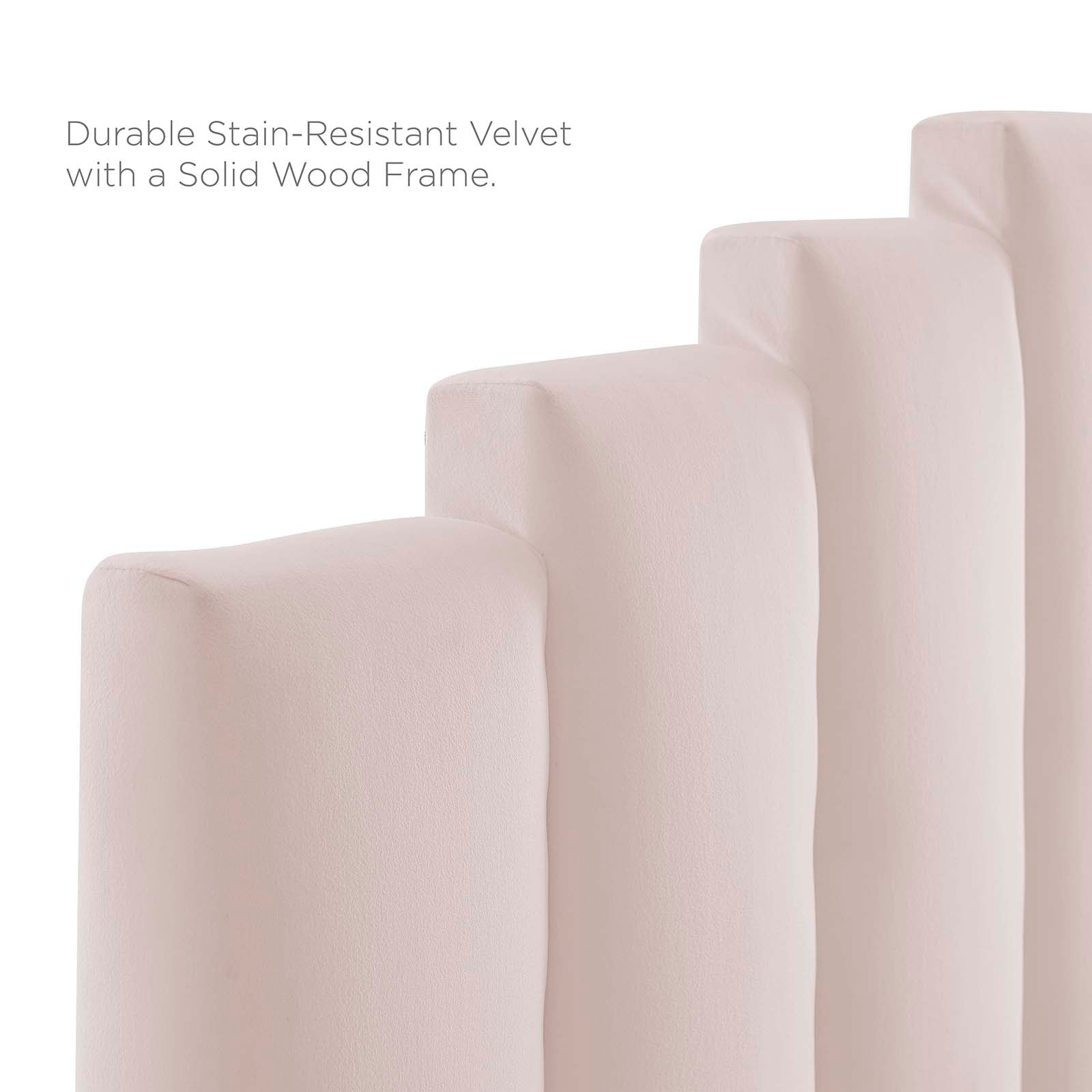 Modway Headboards - Noelle Performance Velvet King/California King Headboard Pink
