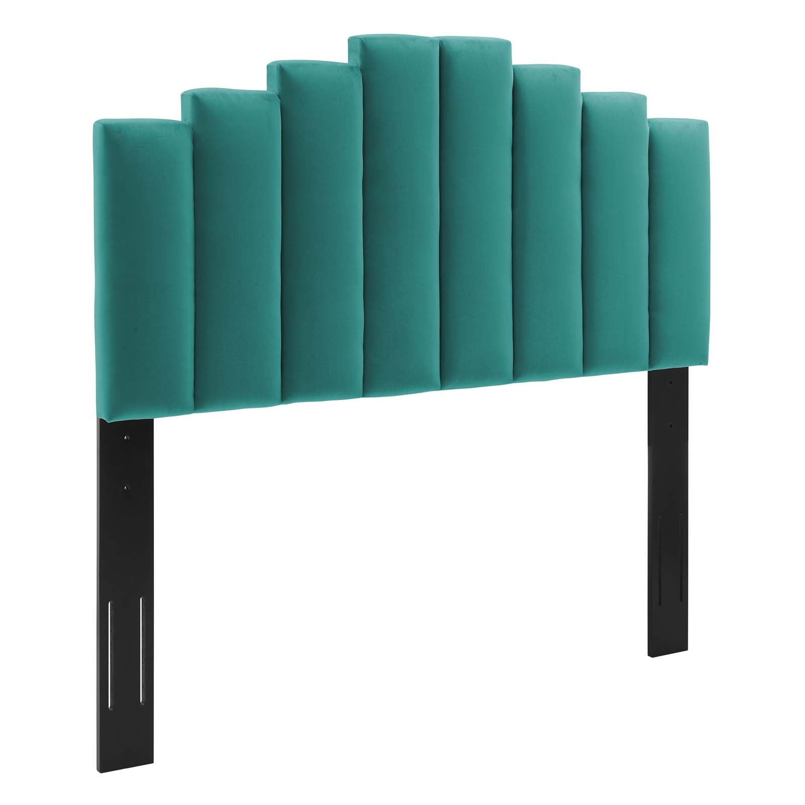 Modway Headboards - Noelle-Performance-Velvet-King/California-King-Headboard-Teal