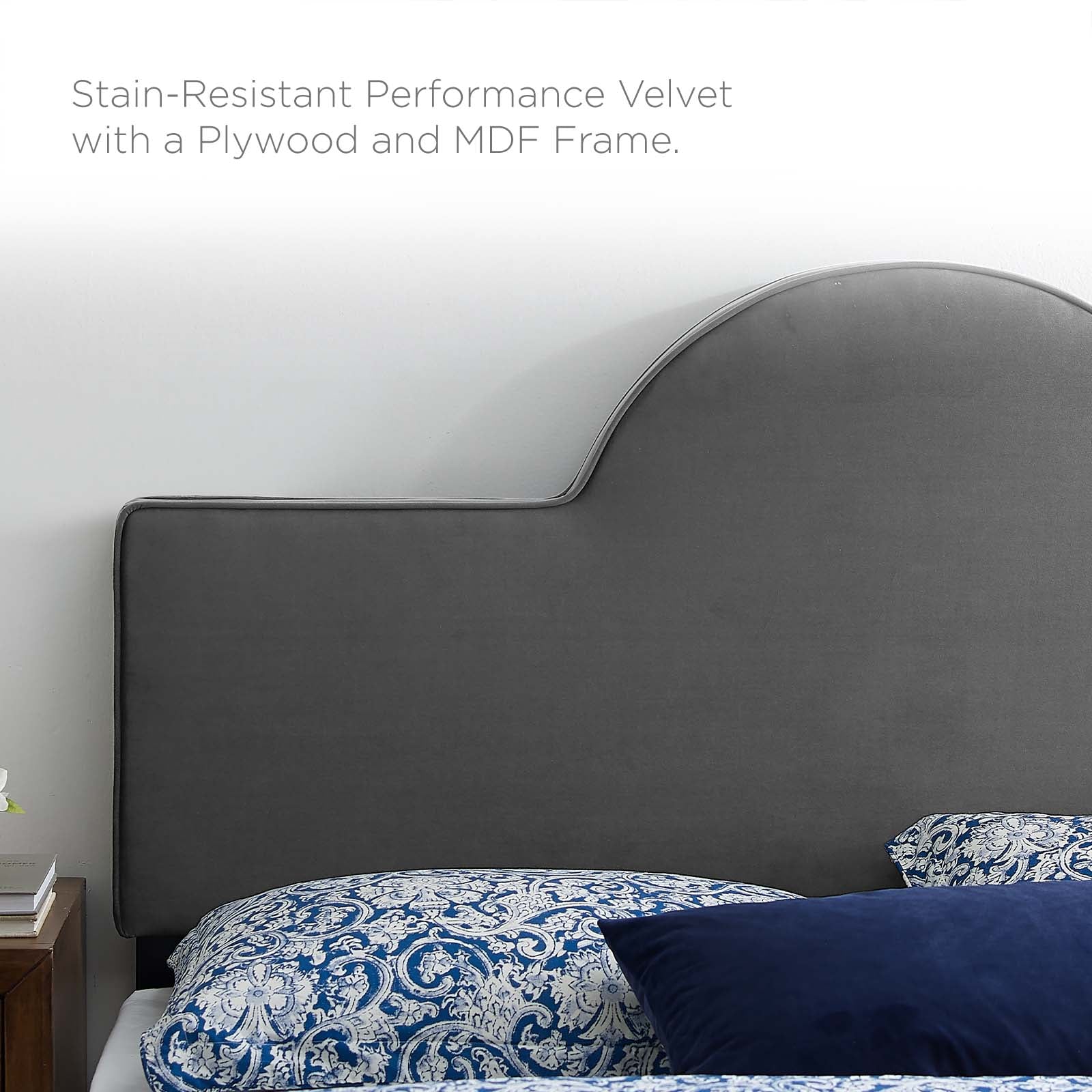 Modway Headboards - Dawn Full/Queen Headboard Charcoal
