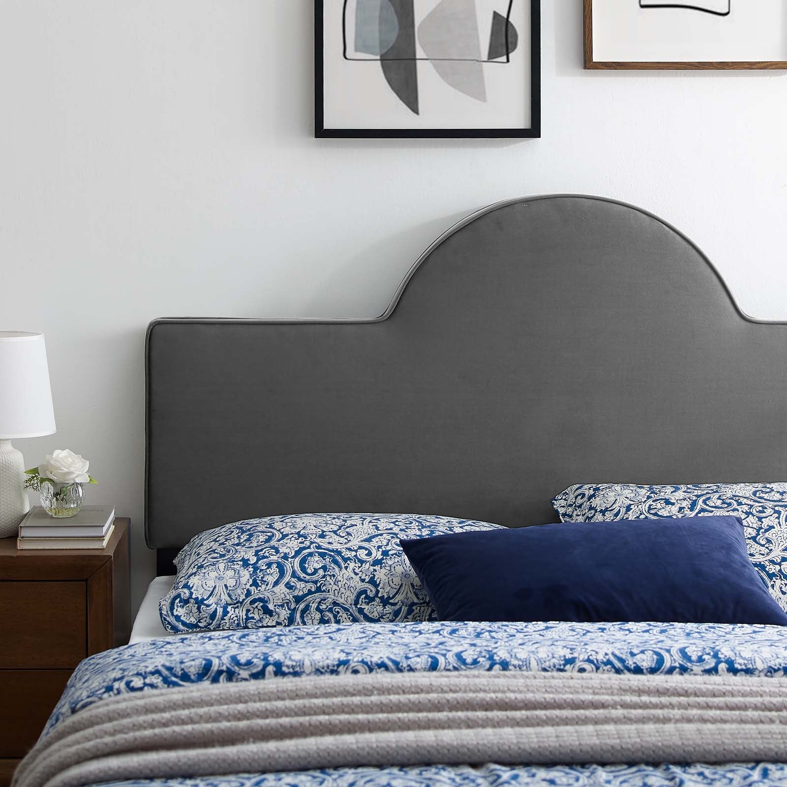 Modway Headboards - Dawn Full/Queen Headboard Charcoal