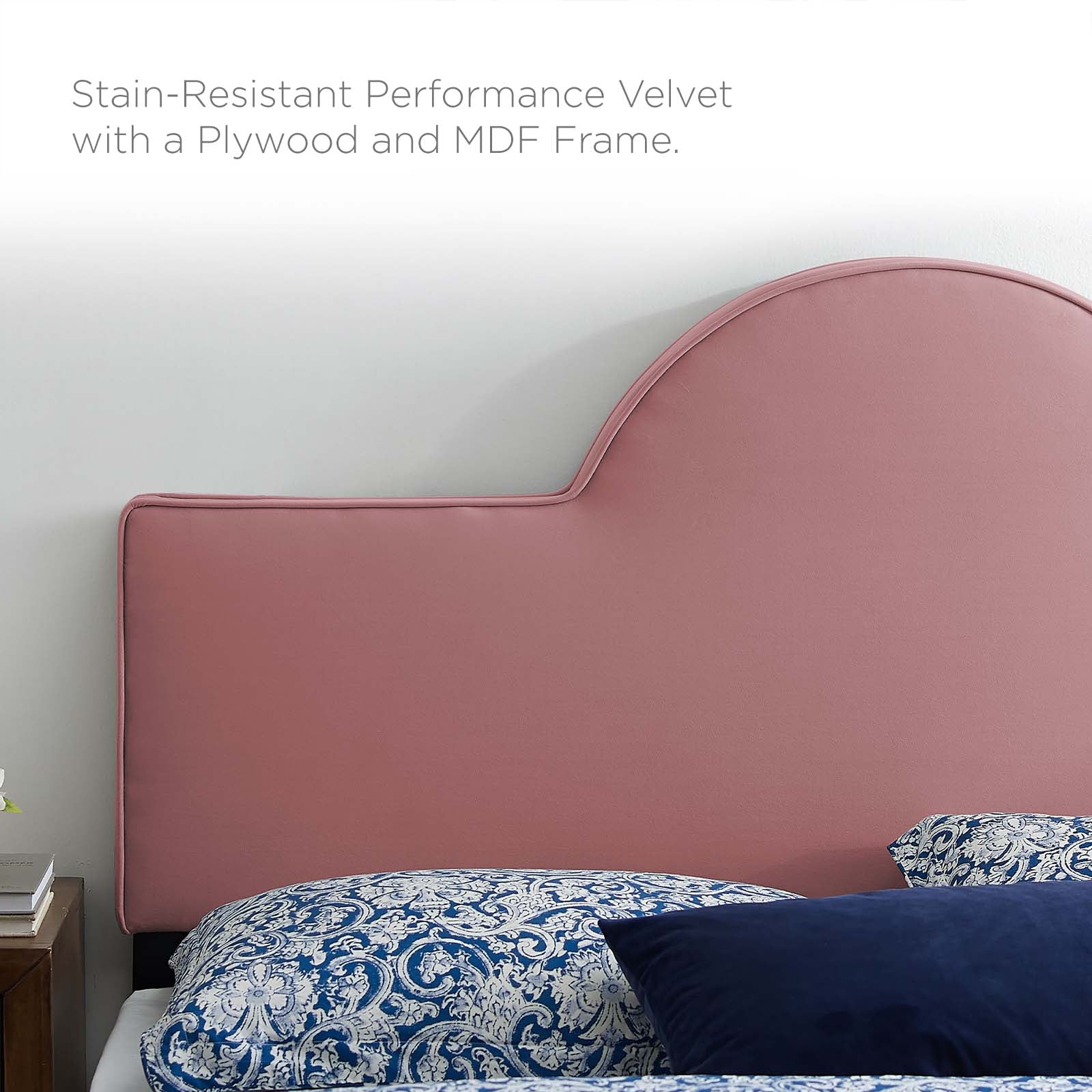 Modway Headboards - Dawn King/California King Headboard Dusty Rose