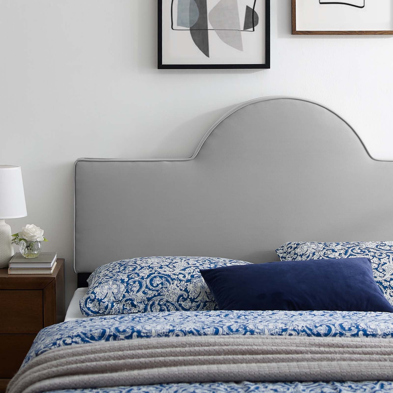 Modway Headboards - Dawn King/California King Headboard Light Gray