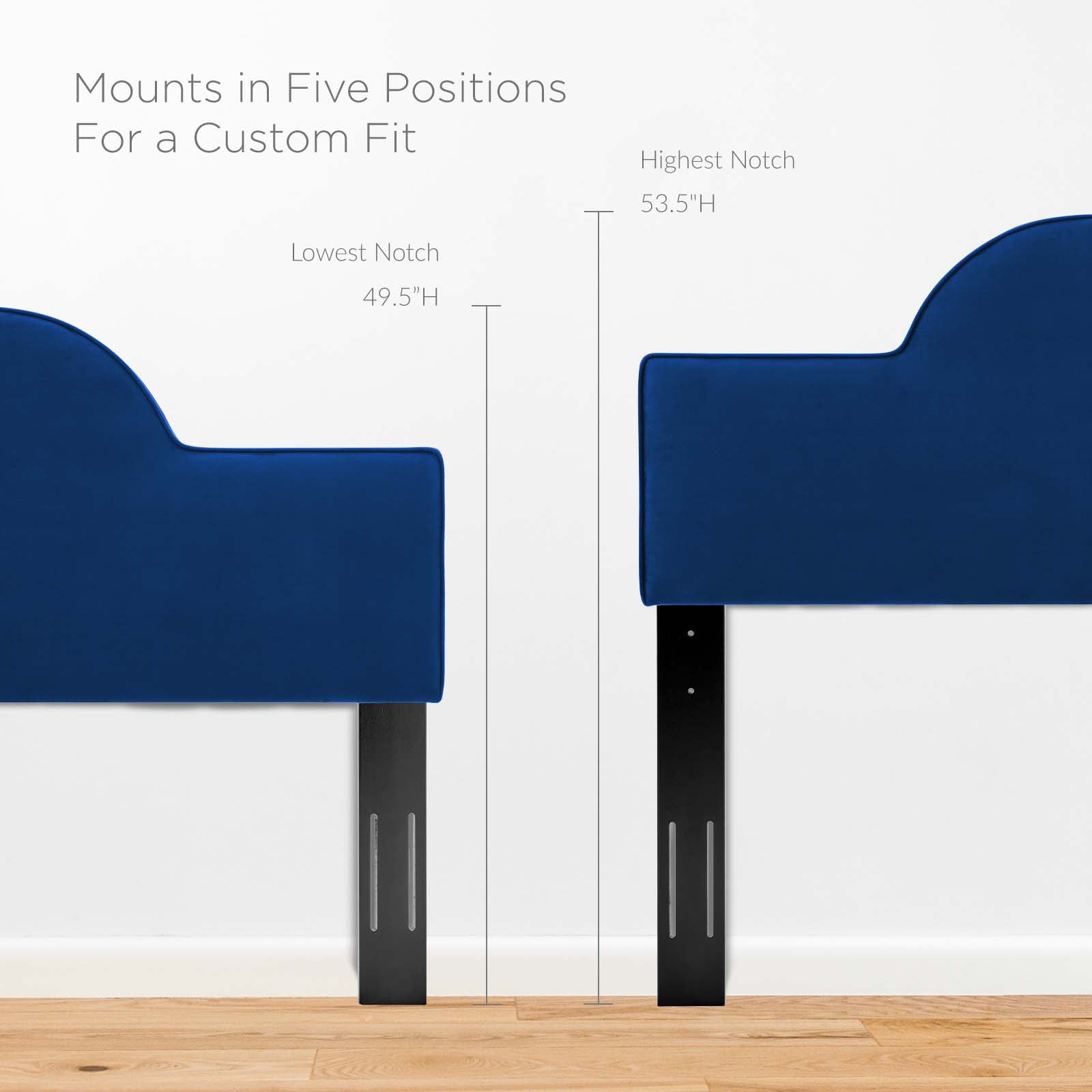 Modway Headboards - Dawn King/California King Headboard Navy