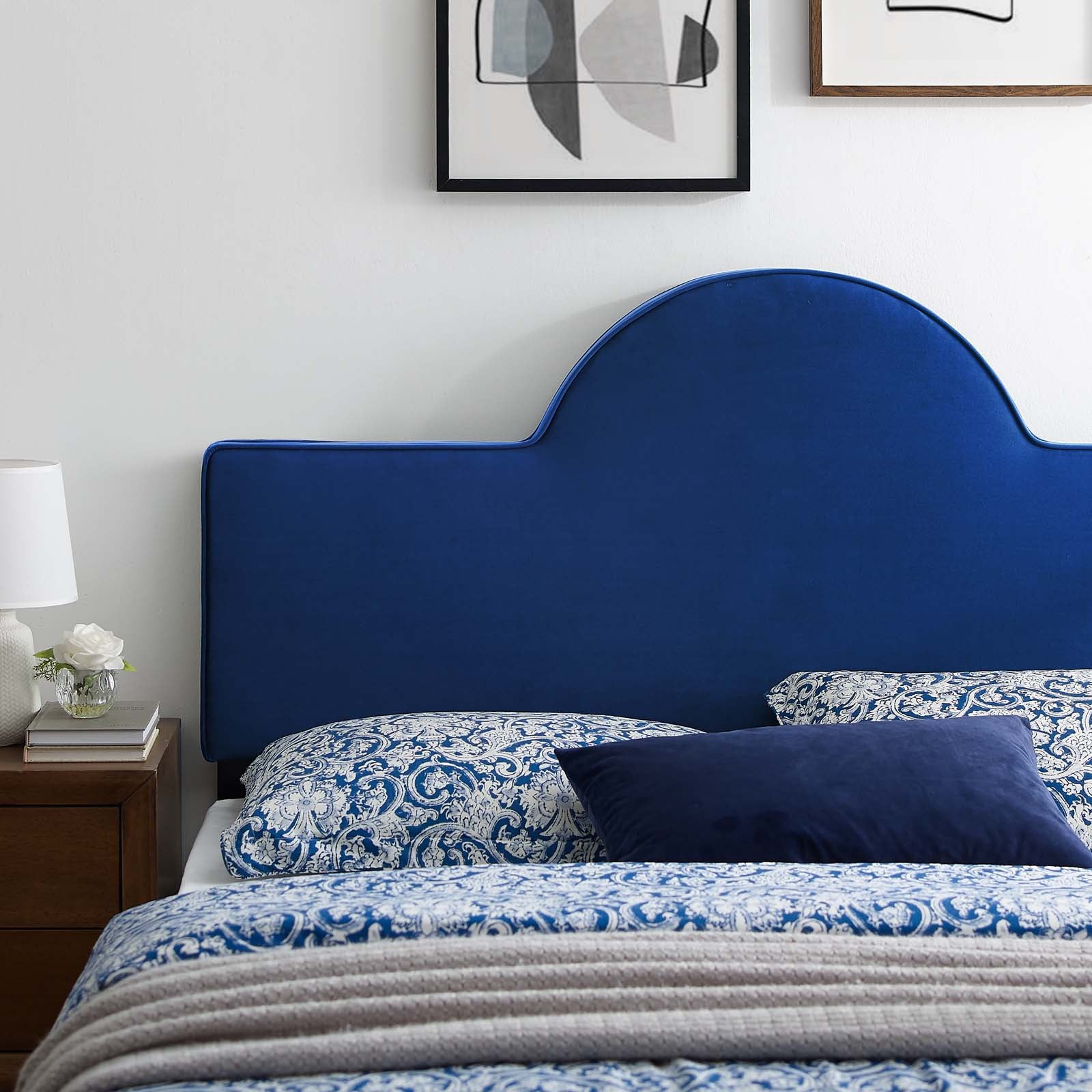 Modway Headboards - Dawn King/California King Headboard Navy