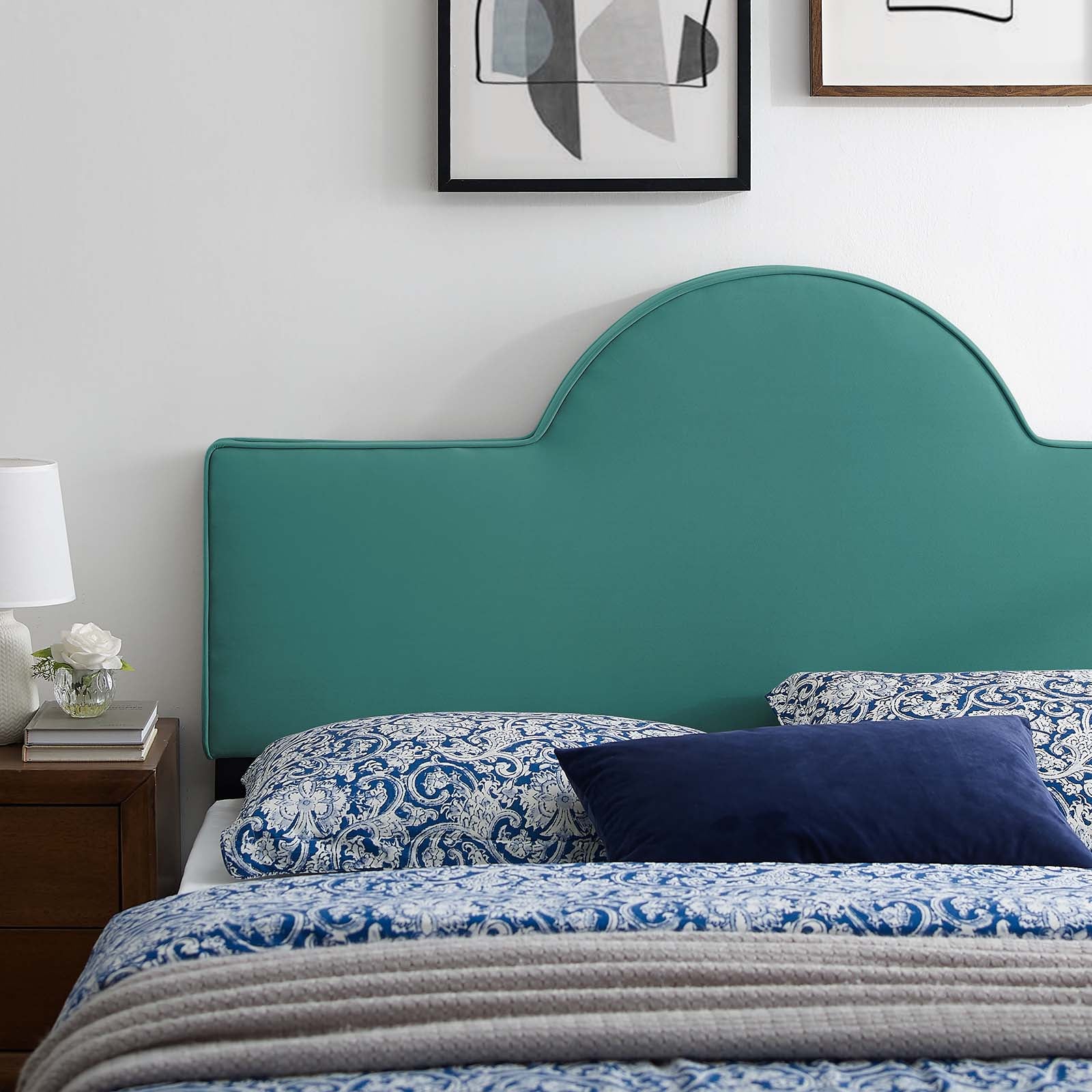 Modway Headboards - Dawn King/California King Headboard Teal