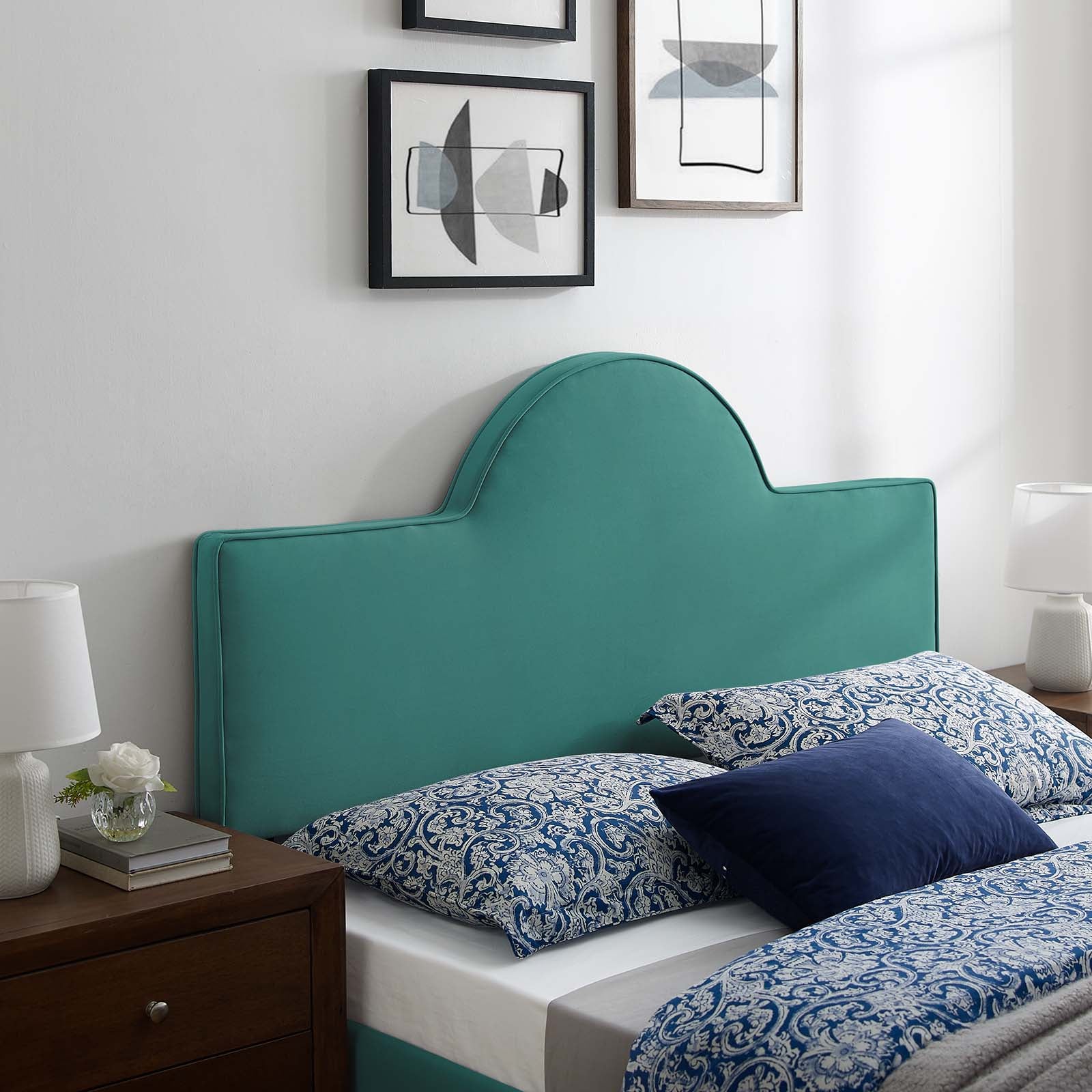 Modway Headboards - Dawn King/California King Headboard Teal