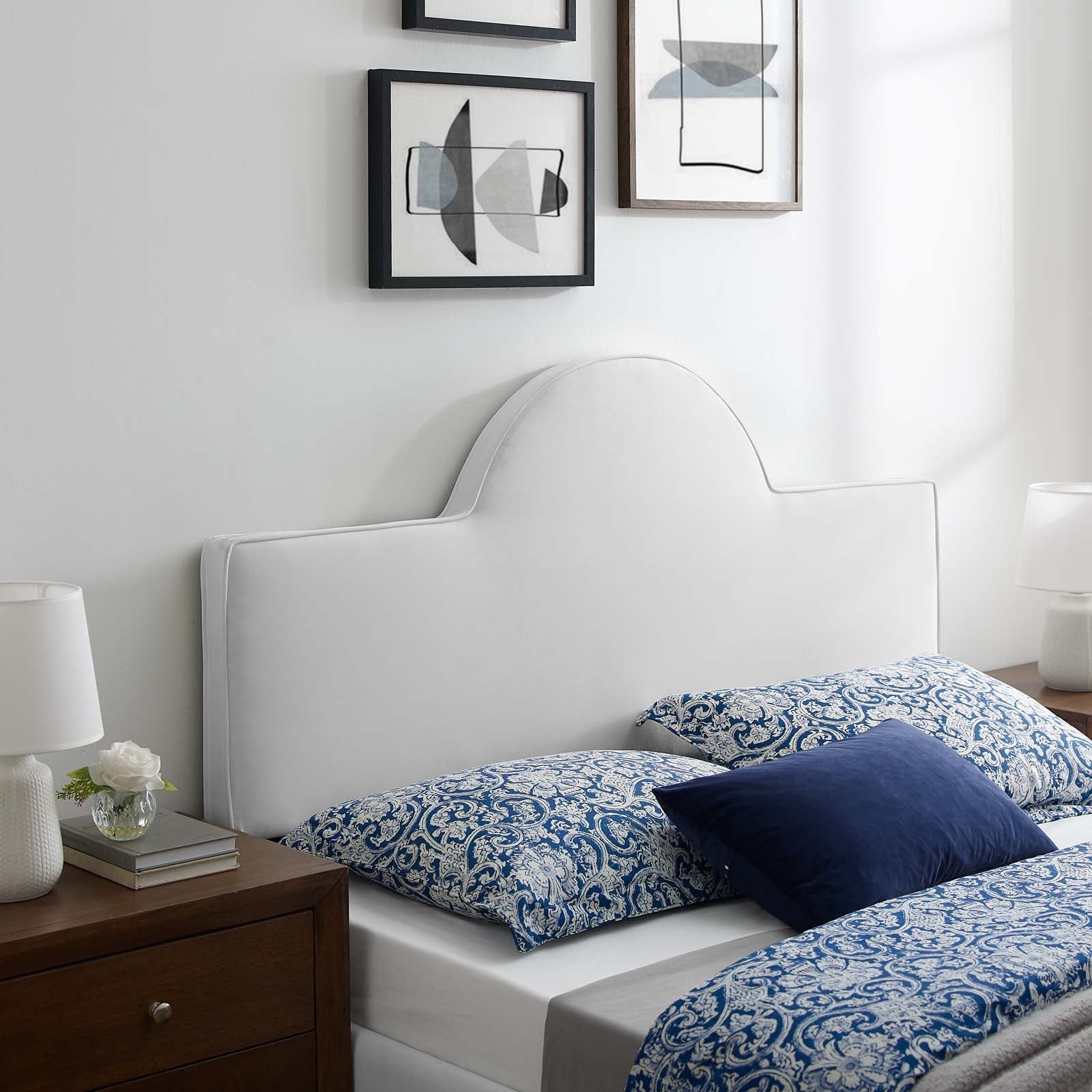 Modway Headboards - Dawn King/California King Headboard White