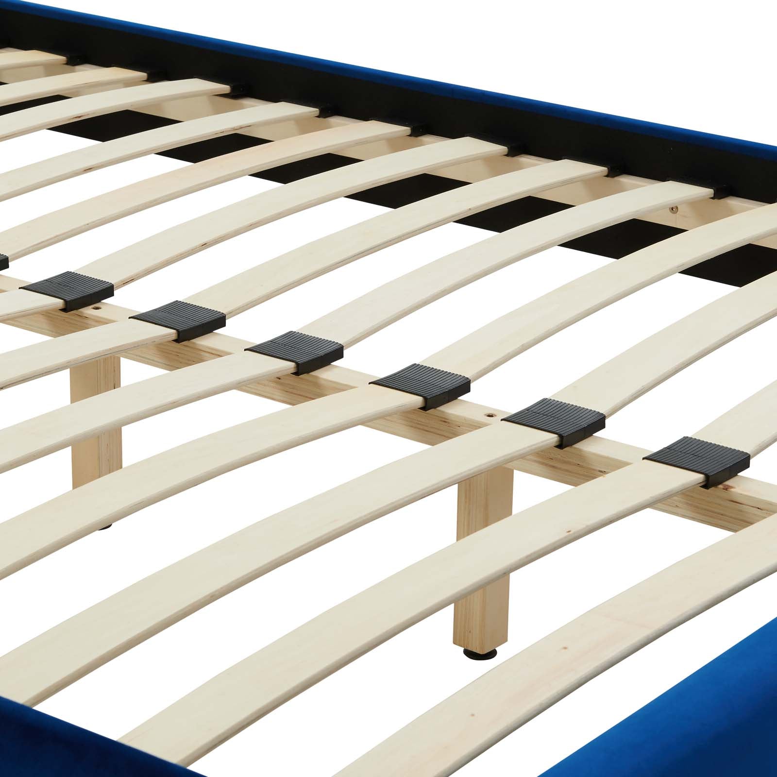 Modway Beds - Sutton Full Performance Velvet Bed Frame Navy