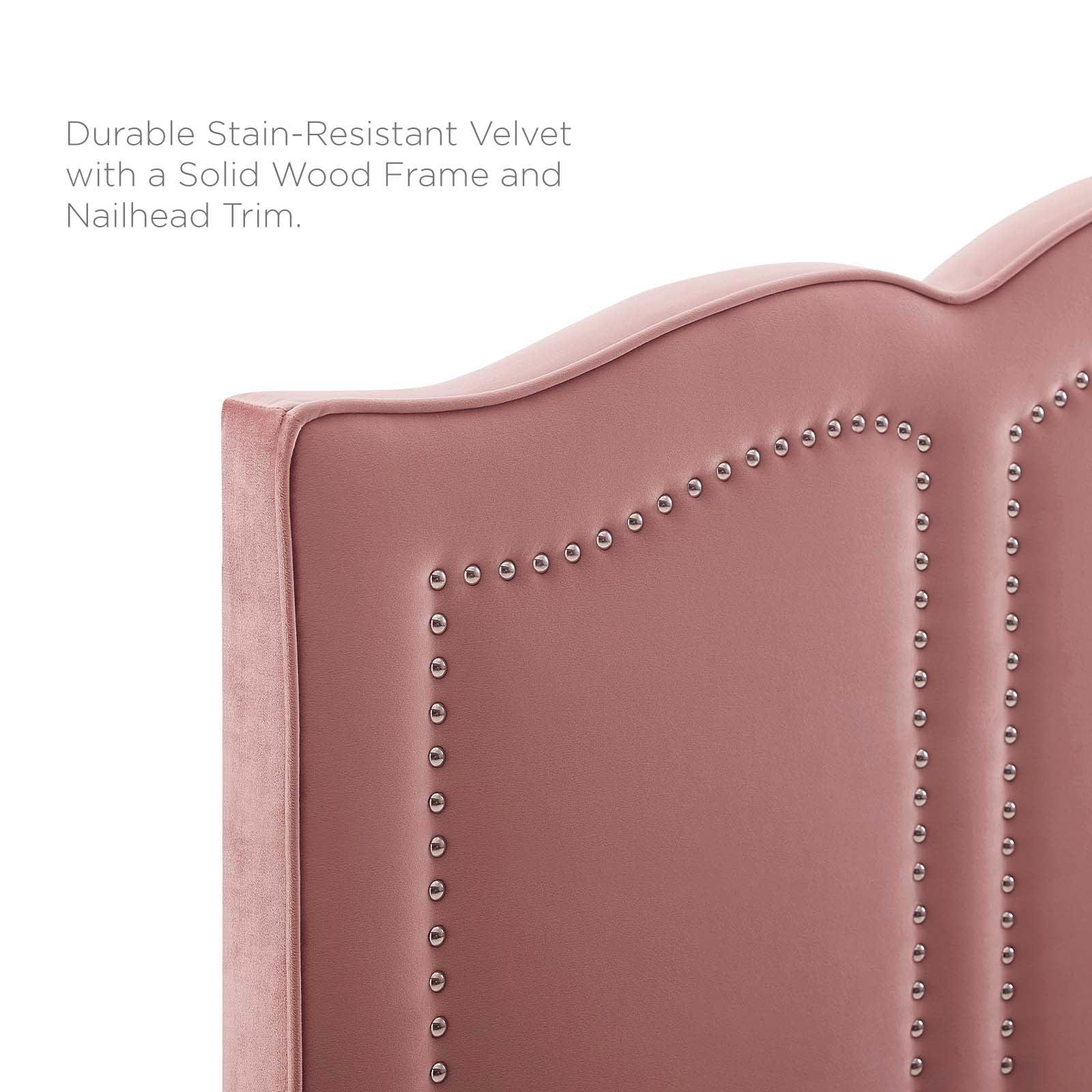 Modway Headboards - Cecilia King/California King Headboard Dusty Rose