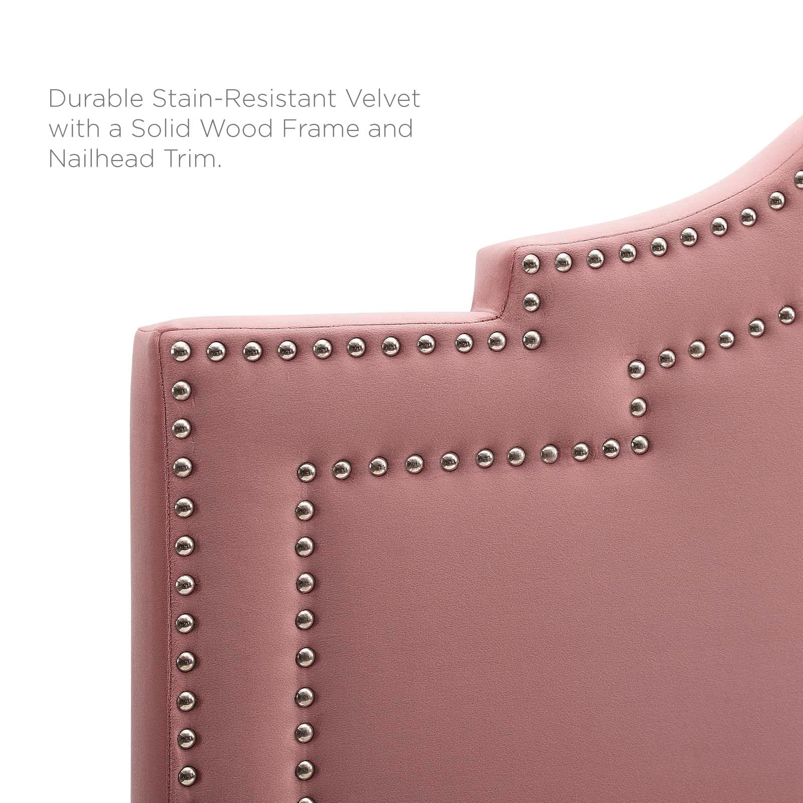 Modway Headboards - Lucia King/California King Headboard Dusty Rose