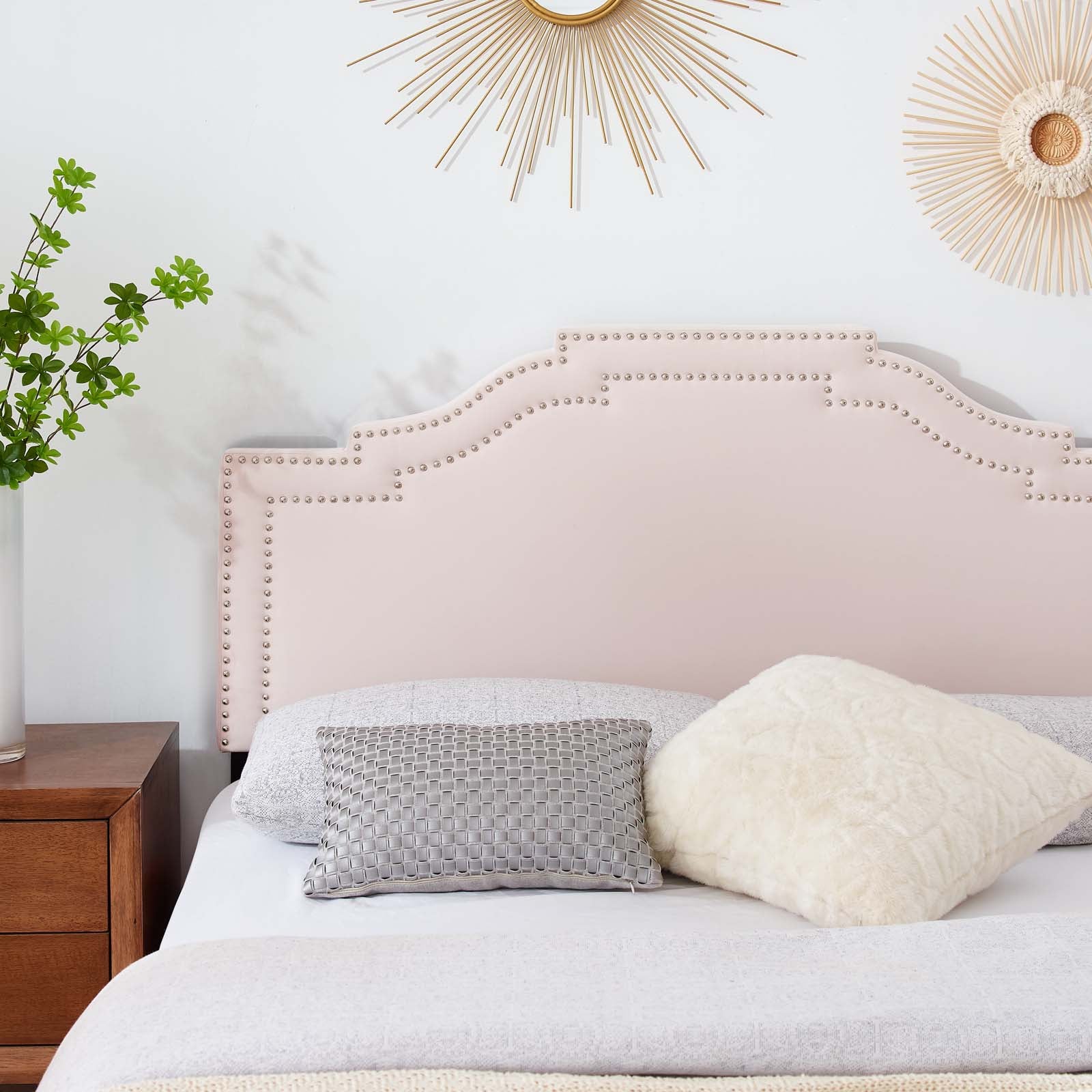 Modway Headboards - Lucia King/California King Headboard Pink