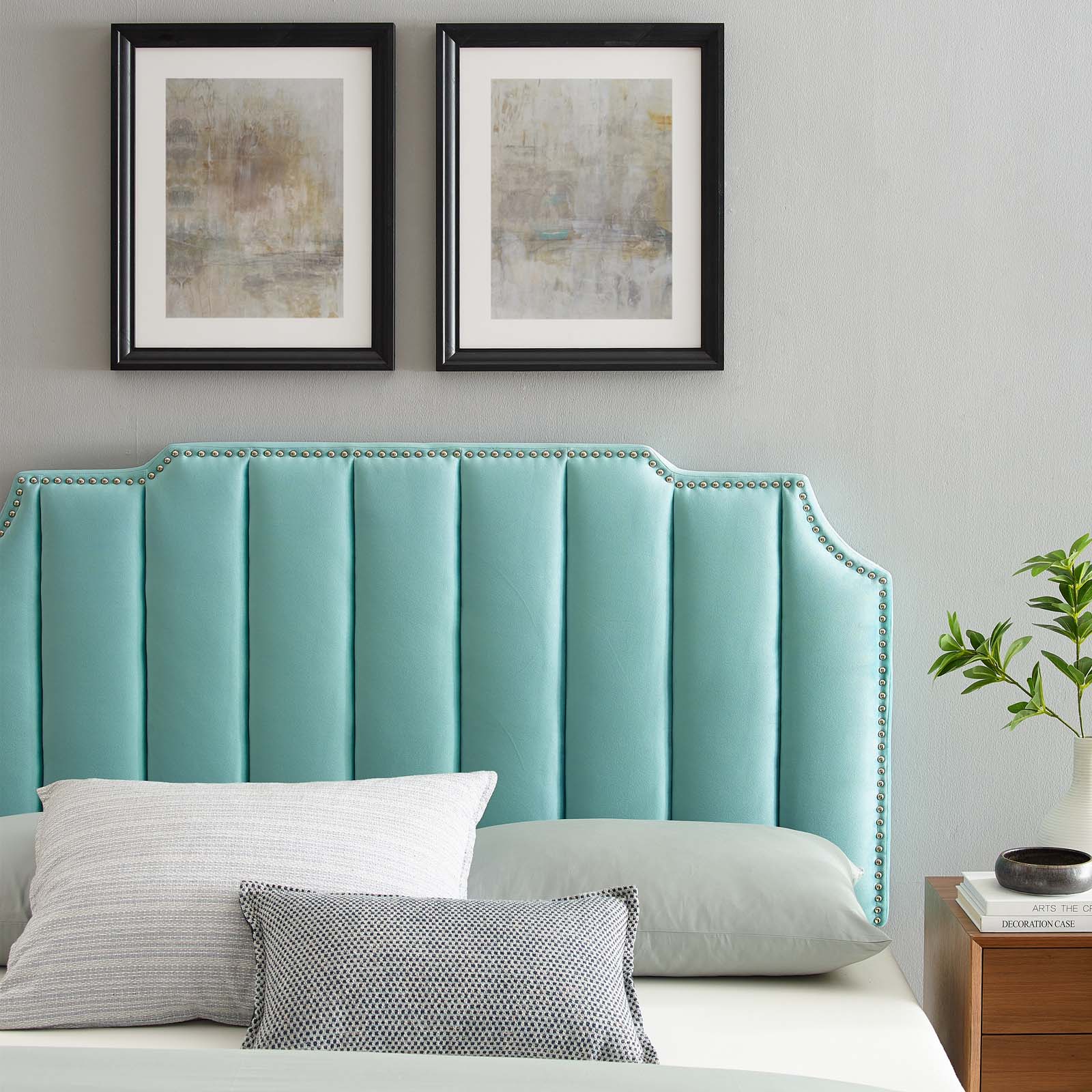 Modway Headboards - Rosalind Performance Velvet King/California King Headboard Mint
