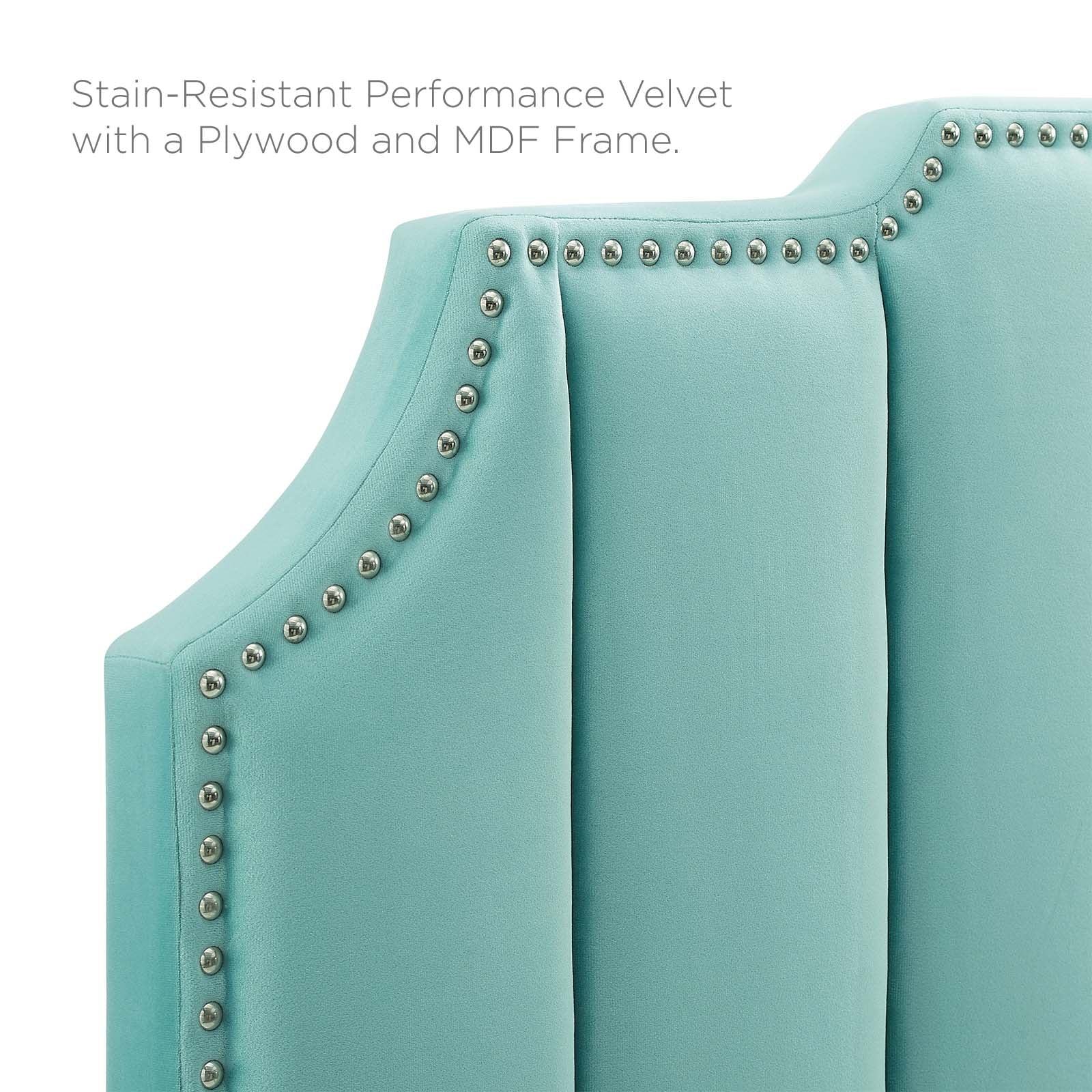 Modway Headboards - Rosalind Performance Velvet King/California King Headboard Mint
