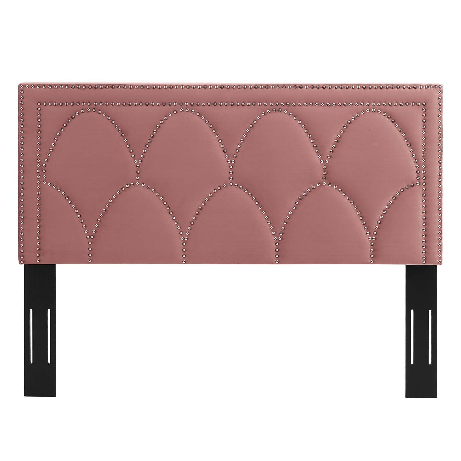 Modway Headboards - Greta Performance Velvet King/California King Headboard Dusty Rose
