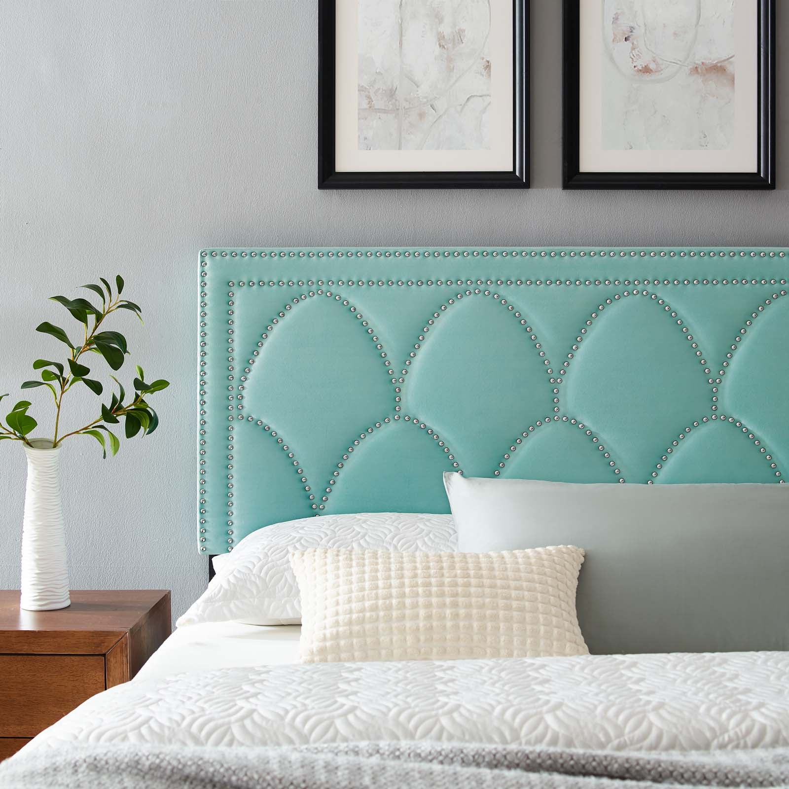 Modway Headboards - Greta Performance Velvet King/California King Headboard Mint