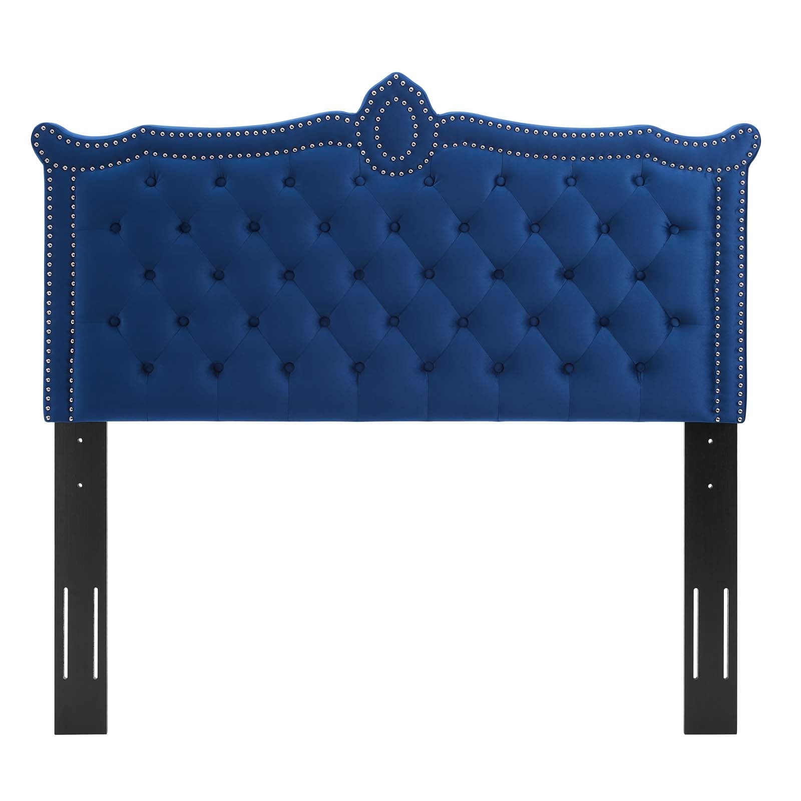 Modway Headboards - Louisa Tufted Performance Velvet Full/Queen Headboard Navy