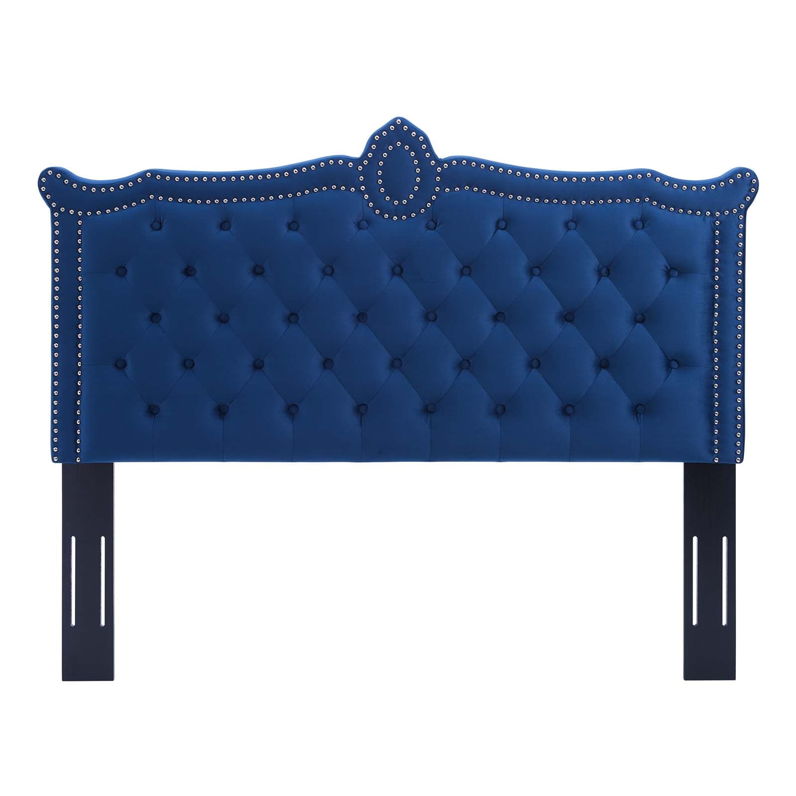 Modway Headboards - Louisa Tufted Performance Velvet Full/Queen Headboard Navy