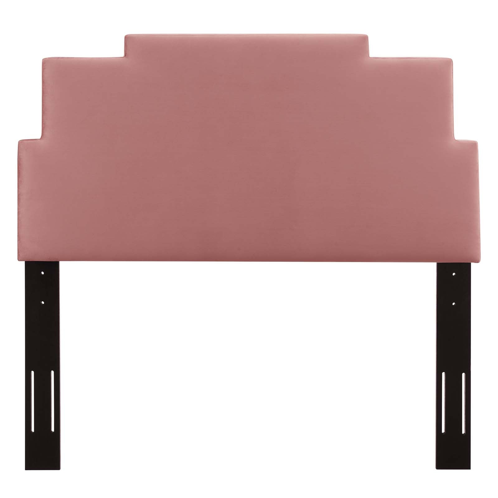 Modway Headboards - Kasia Performance Velvet Twin Headboard Dusty Rose