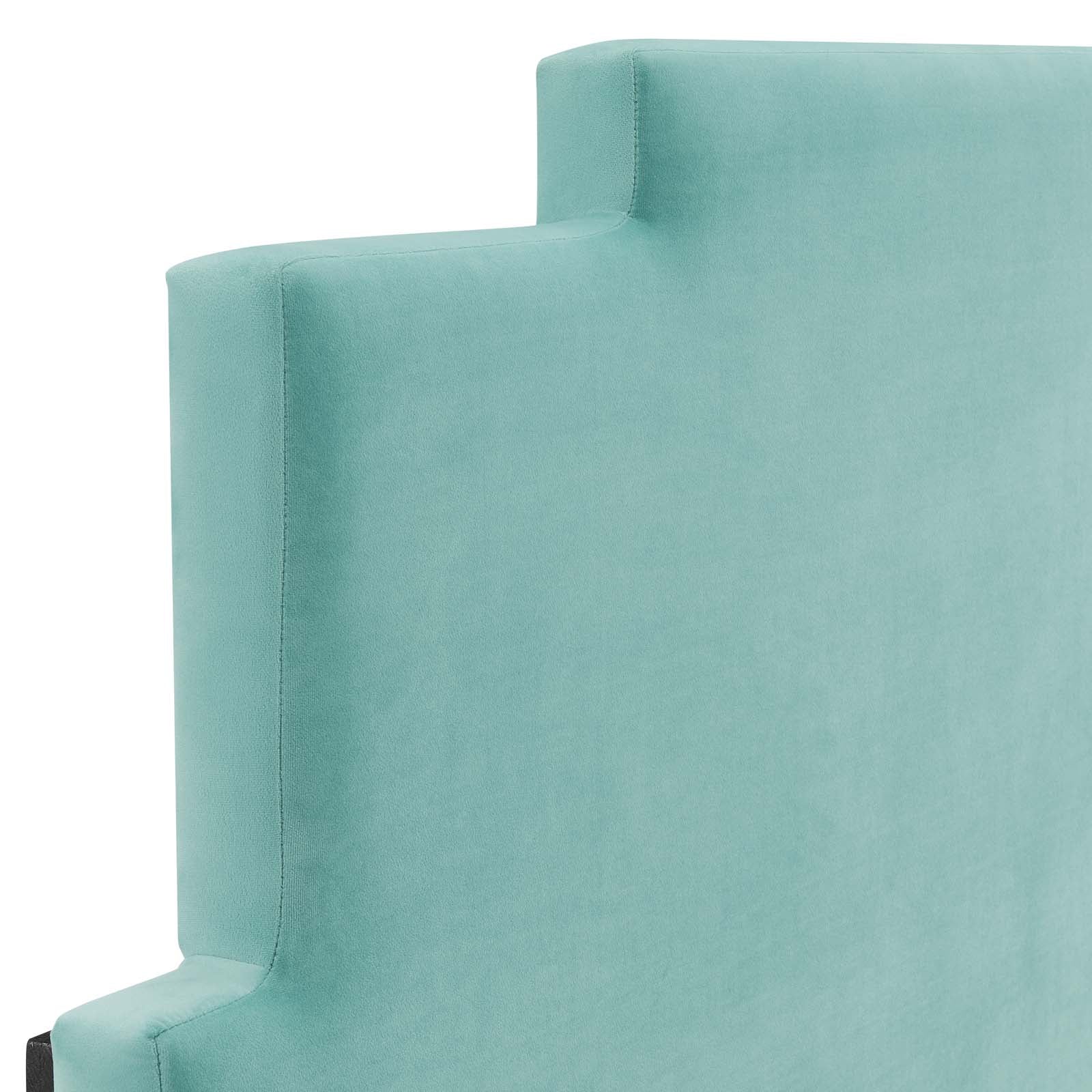 Modway Headboards - Kasia Performance Velvet Twin Headboard Mint