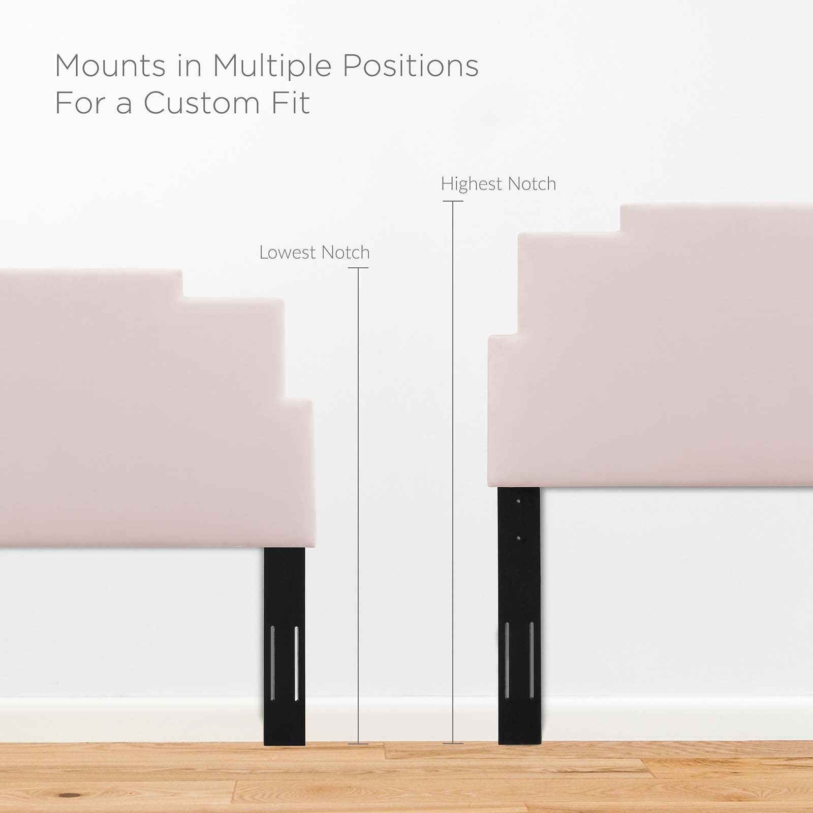 Modway Headboards - Kasia Performance Velvet Full/Queen Headboard Pink