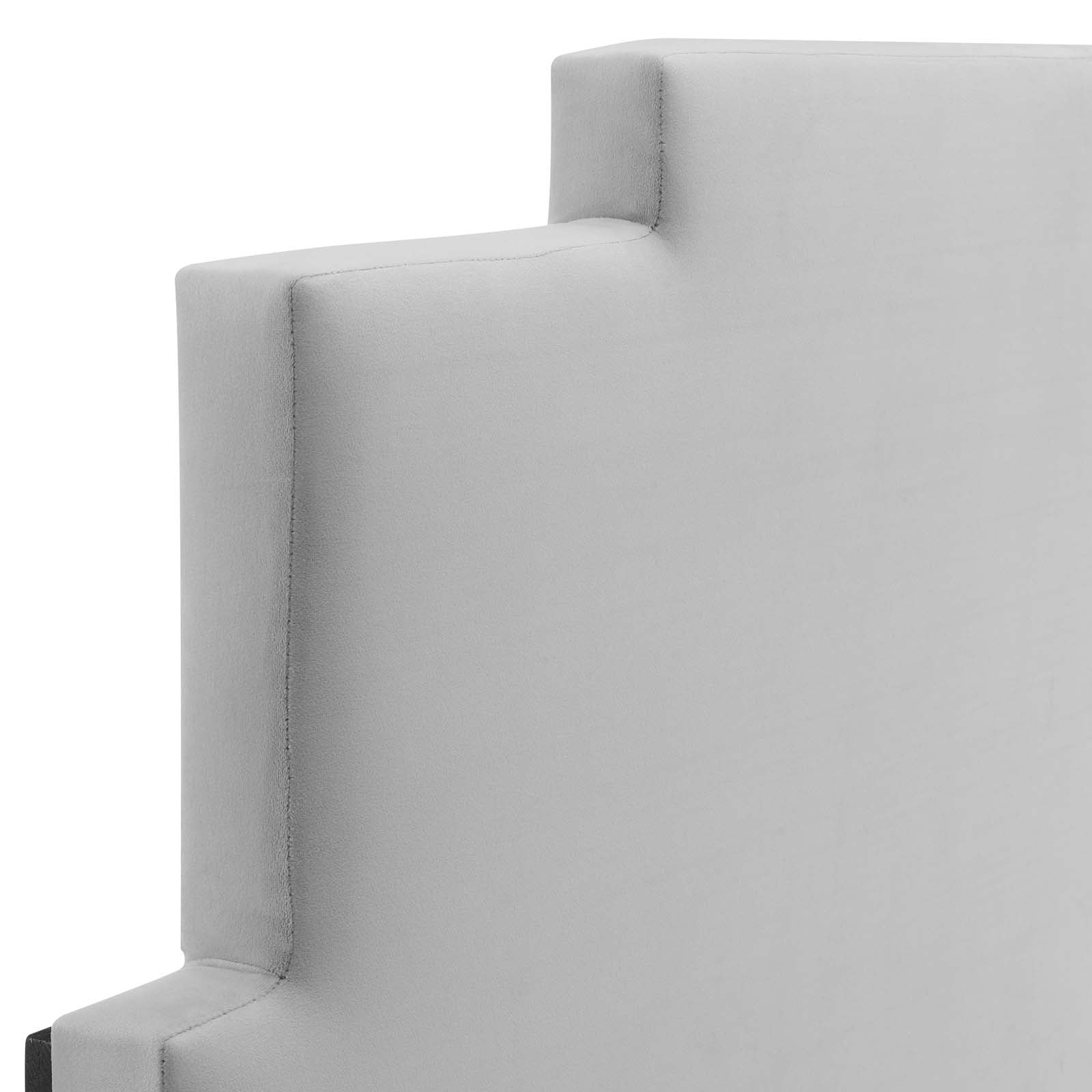 Modway Headboards - Kasia Performance Velvet King/California King Headboard Light Gray