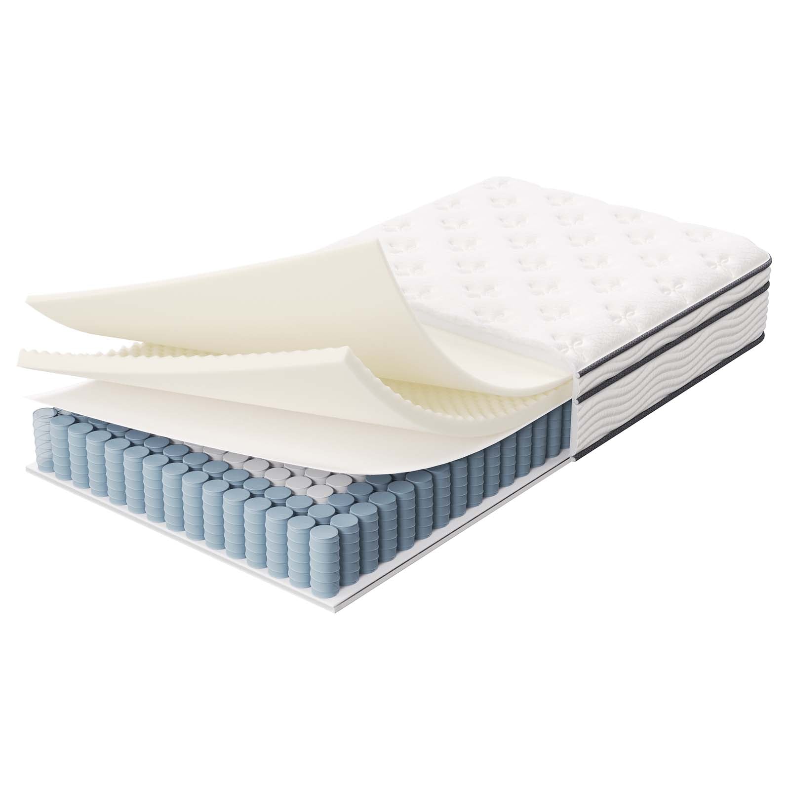 Modway Mattresses - Jenna 10" Twin XL Innerspring Mattress White