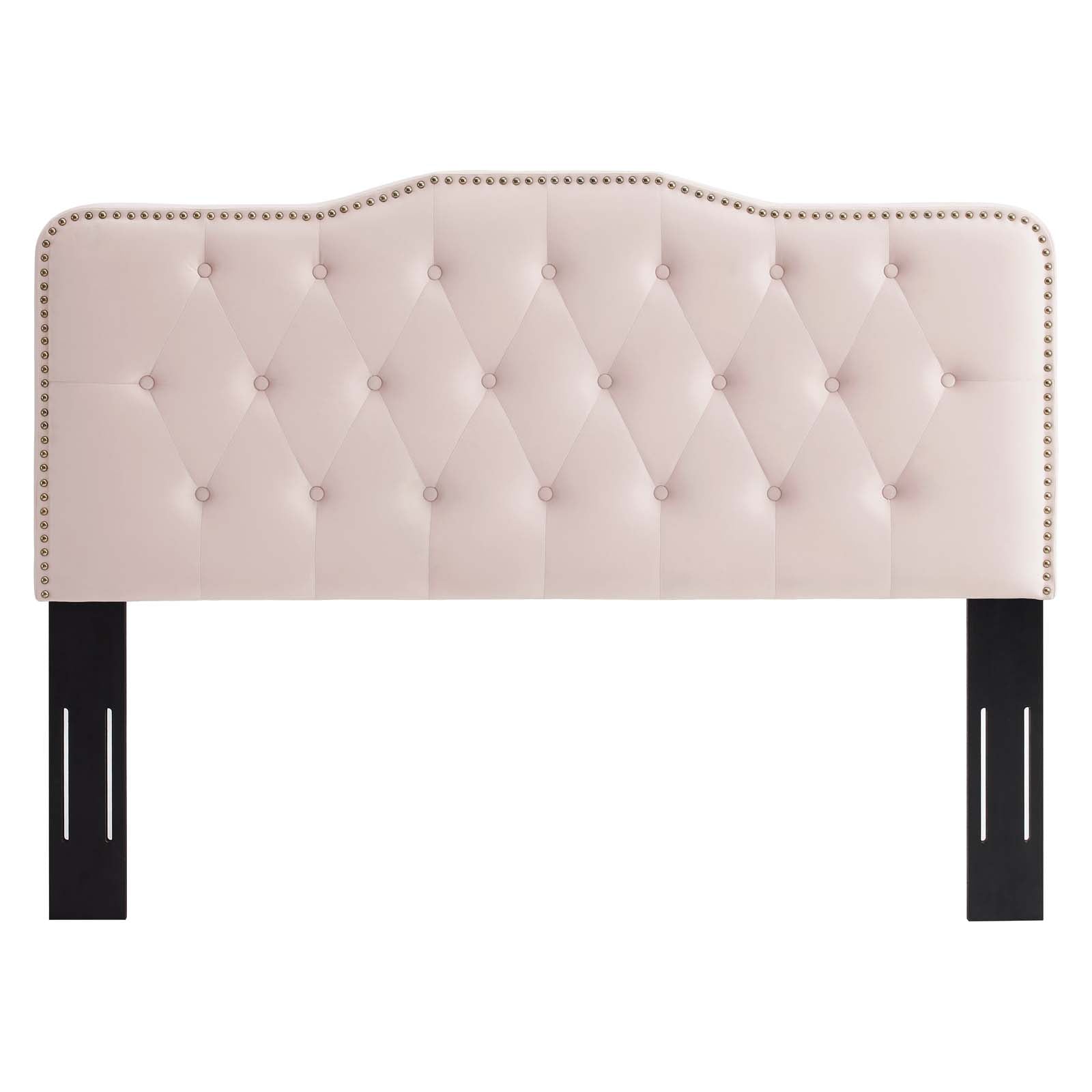 Modway Headboards - Sophia Tufted Performance Velvet Full/Queen Headboard Pink
