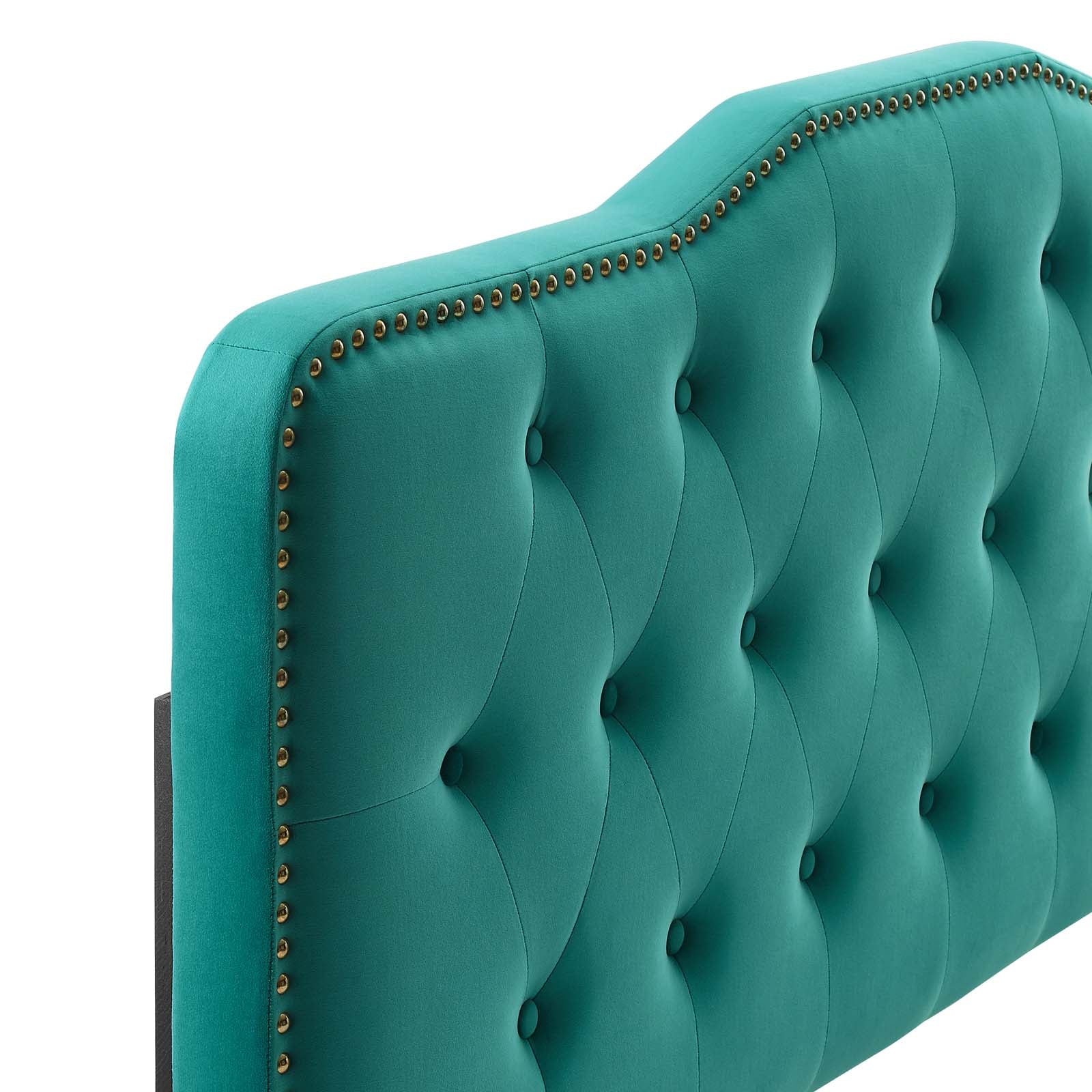 Modway Headboards - Sophia Tufted Performance Velvet King/California King Headboard Teal