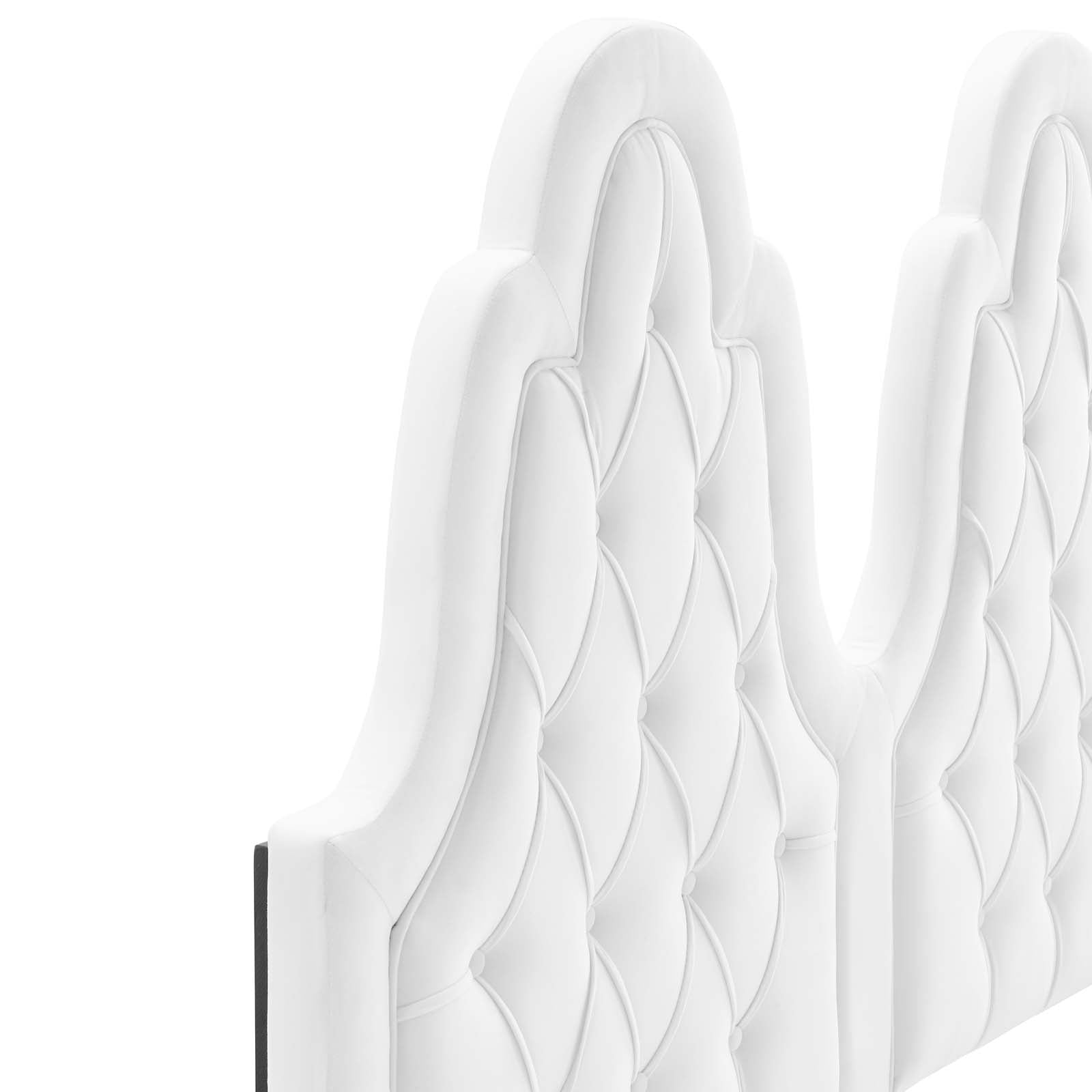 Modway Headboards - Augustine Tufted Performance Velvet Twin Headboard White