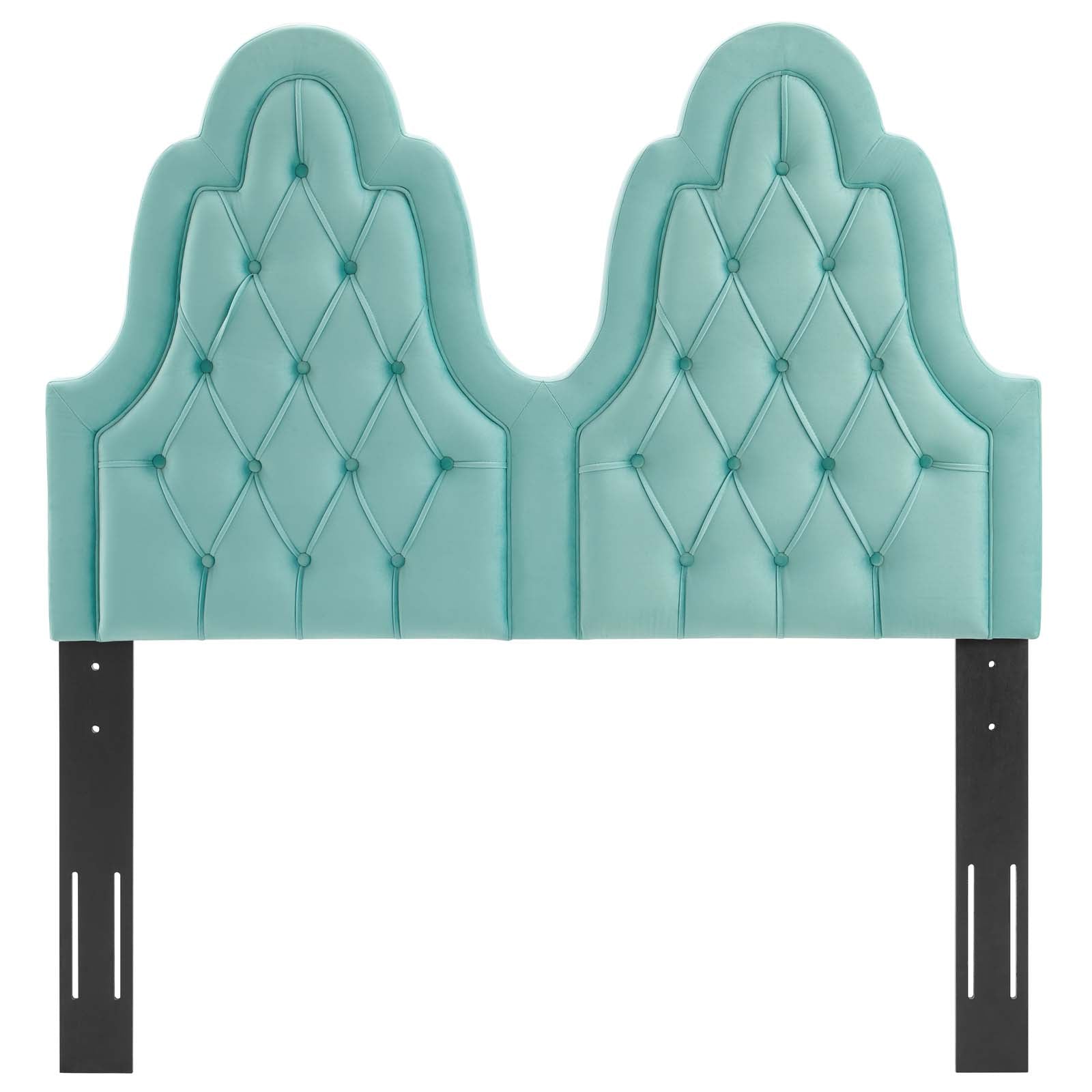 Modway Headboards - Augustine Tufted Performance Velvet King/California King Headboard Mint