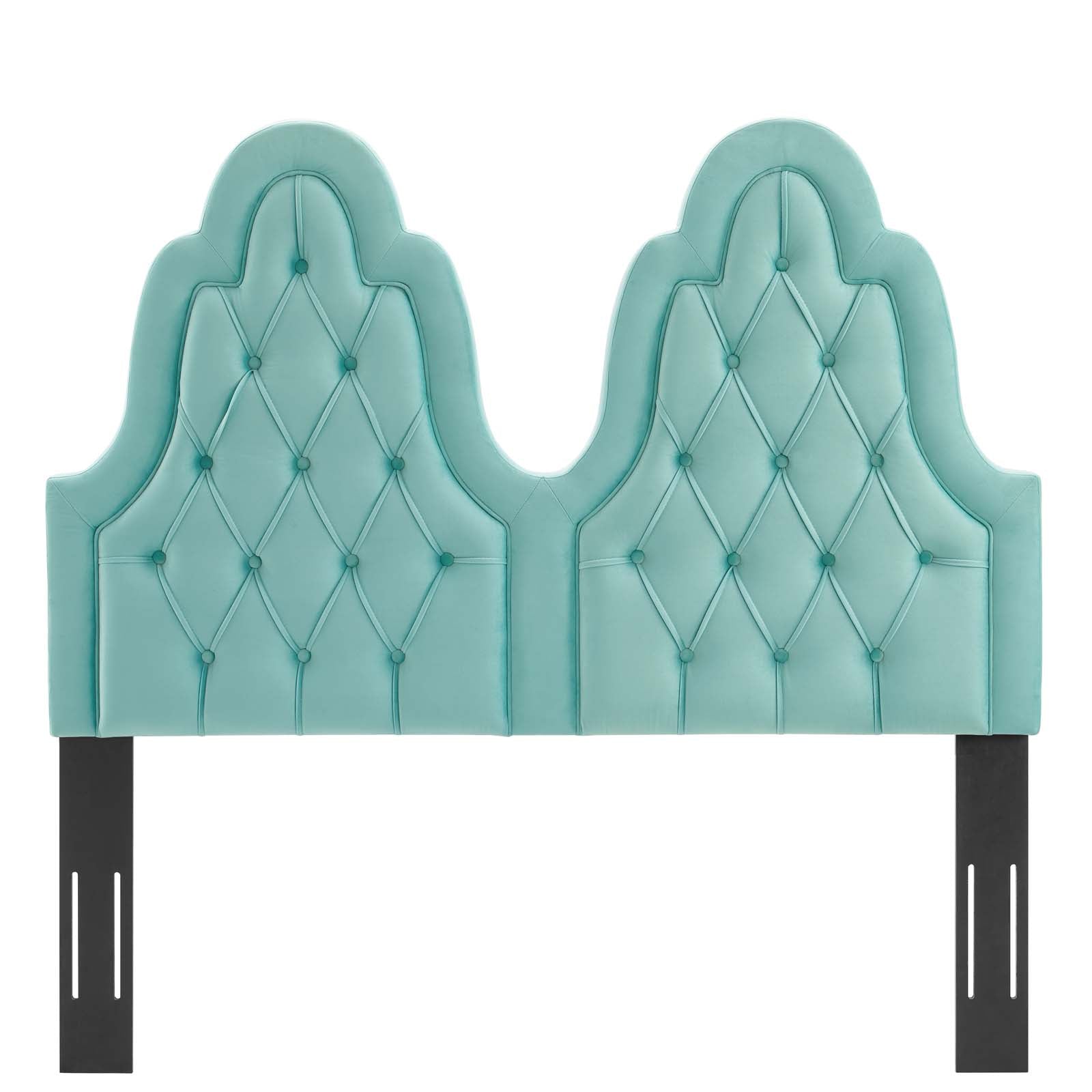 Modway Headboards - Augustine Tufted Performance Velvet King/California King Headboard Mint
