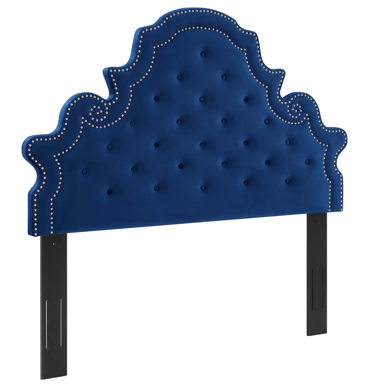 Modway Headboards - Diana Tufted Performance Velvet Twin Headboard Navy
