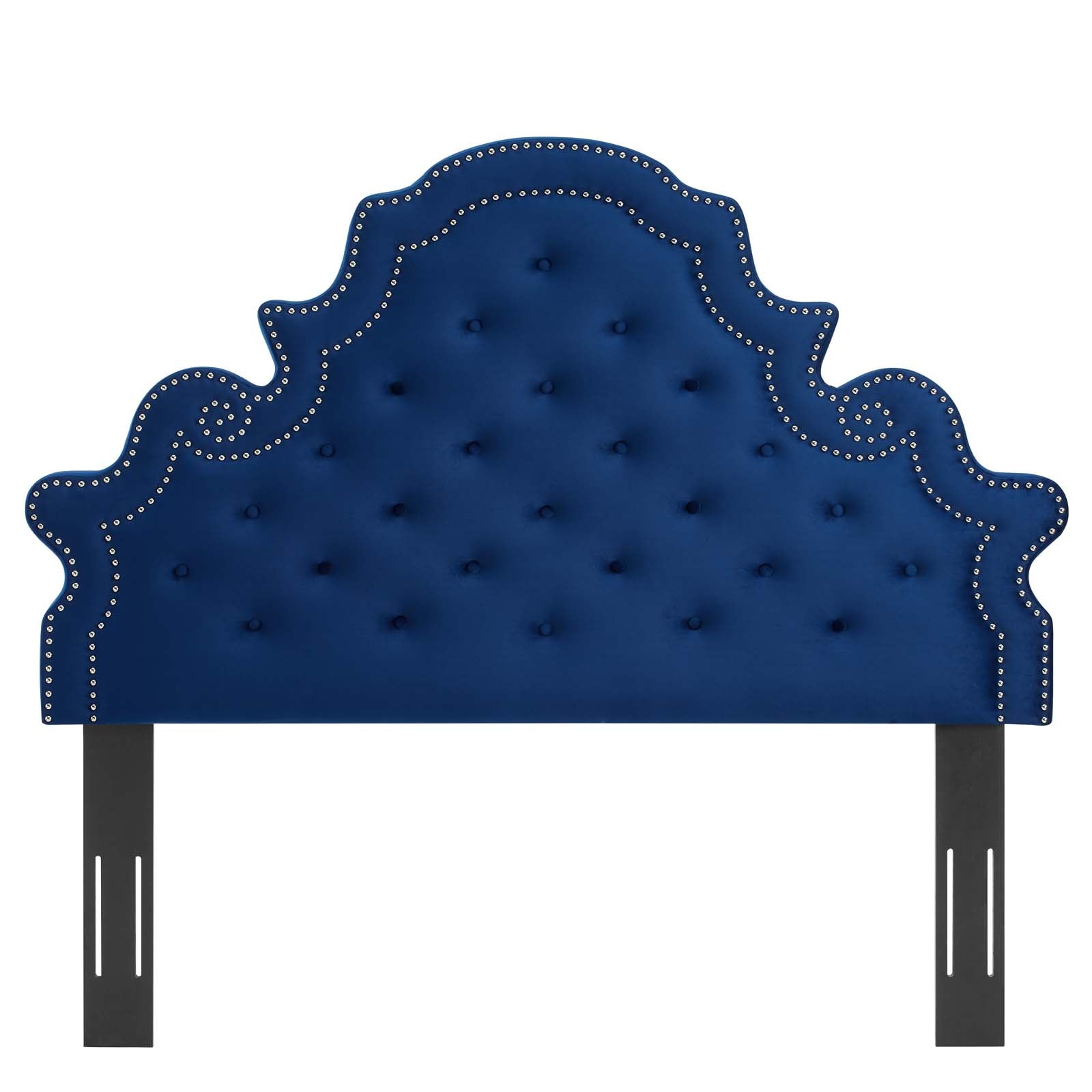 Modway Headboards - Diana Tufted Performance Velvet Twin Headboard Navy