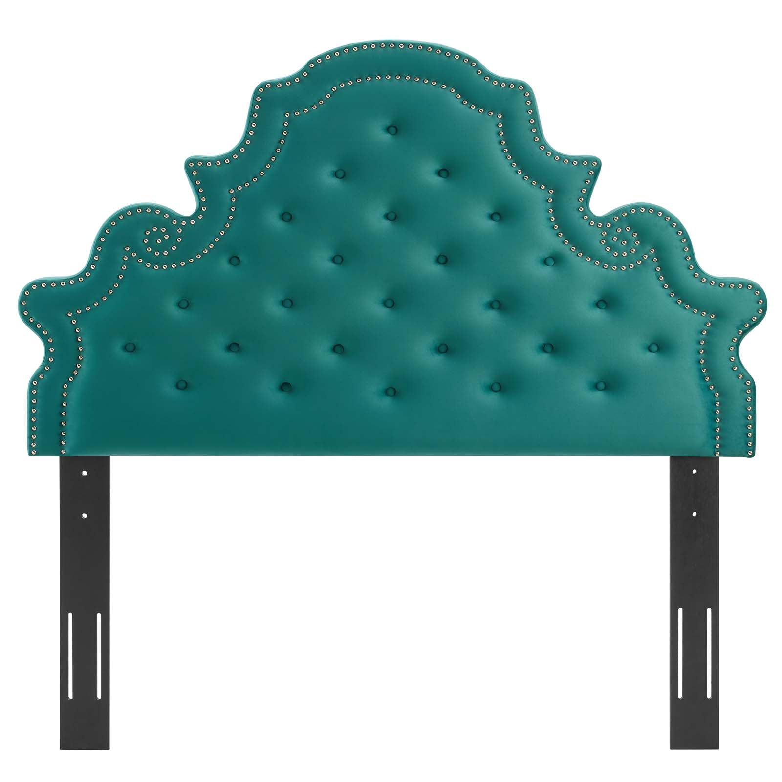 Modway Headboards - Diana Tufted Performance Velvet Twin Headboard Teal
