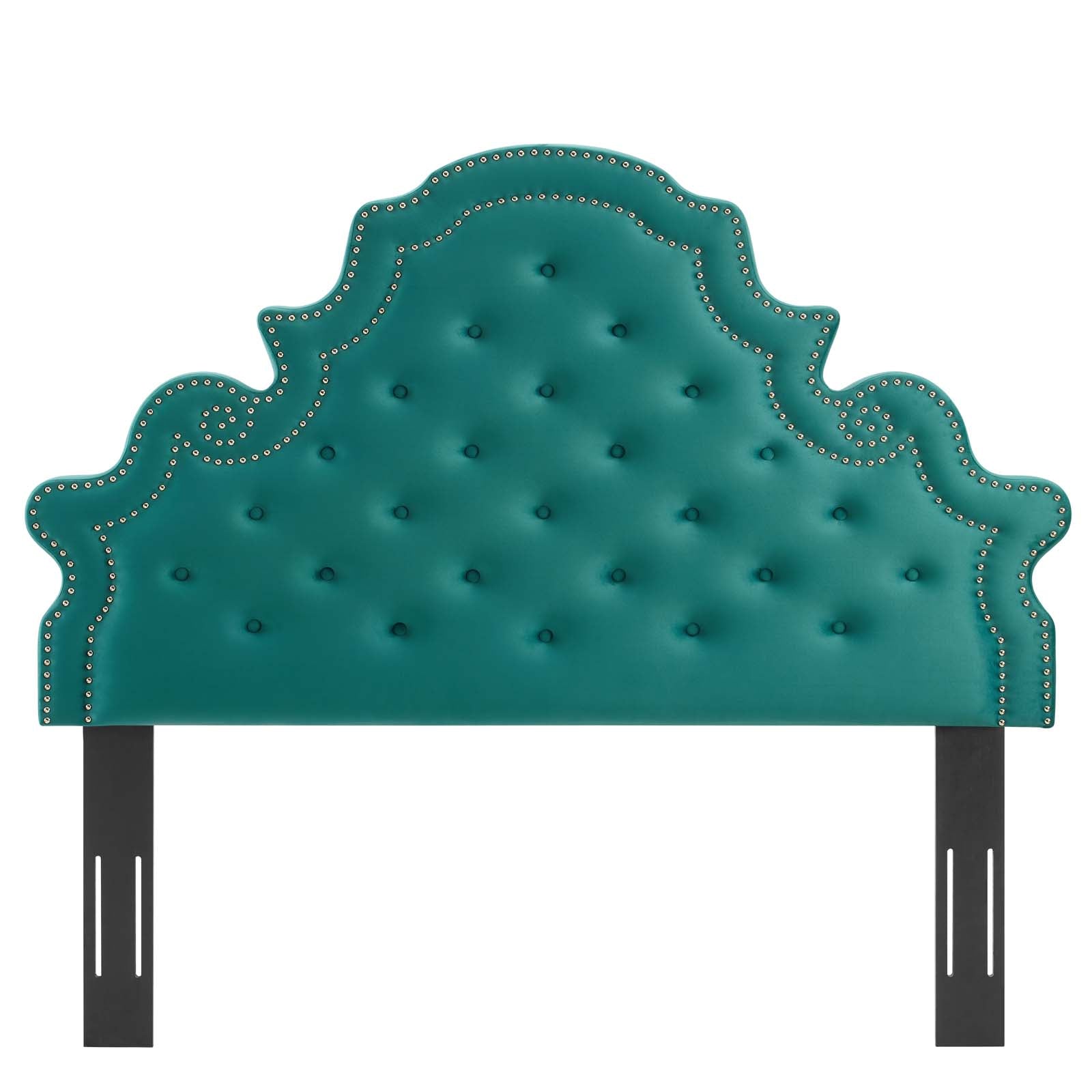 Modway Headboards - Diana Tufted Performance Velvet Twin Headboard Teal