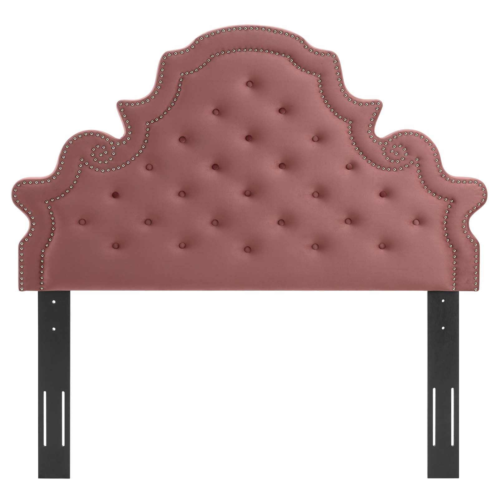Modway Headboards - Diana Tufted Performance Velvet King/California King Headboard Dusty Rose