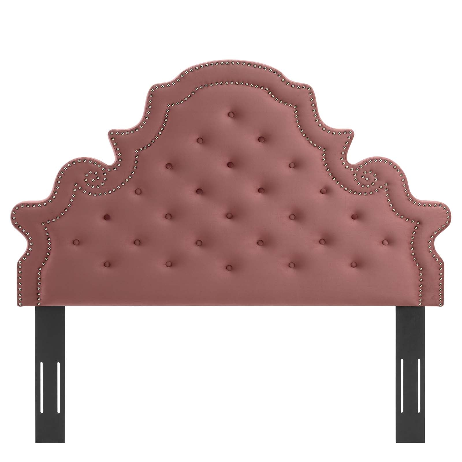 Modway Headboards - Diana Tufted Performance Velvet King/California King Headboard Dusty Rose