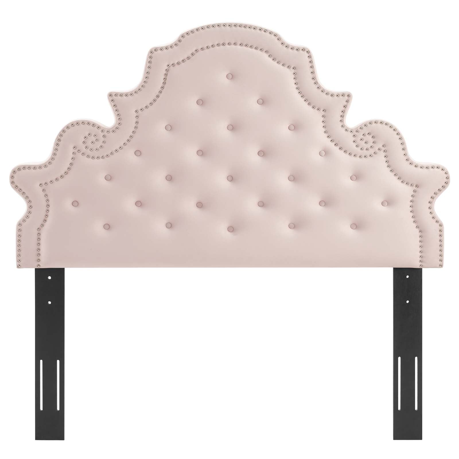 Modway Headboards - Diana Tufted Performance Velvet King/California King Headboard Pink
