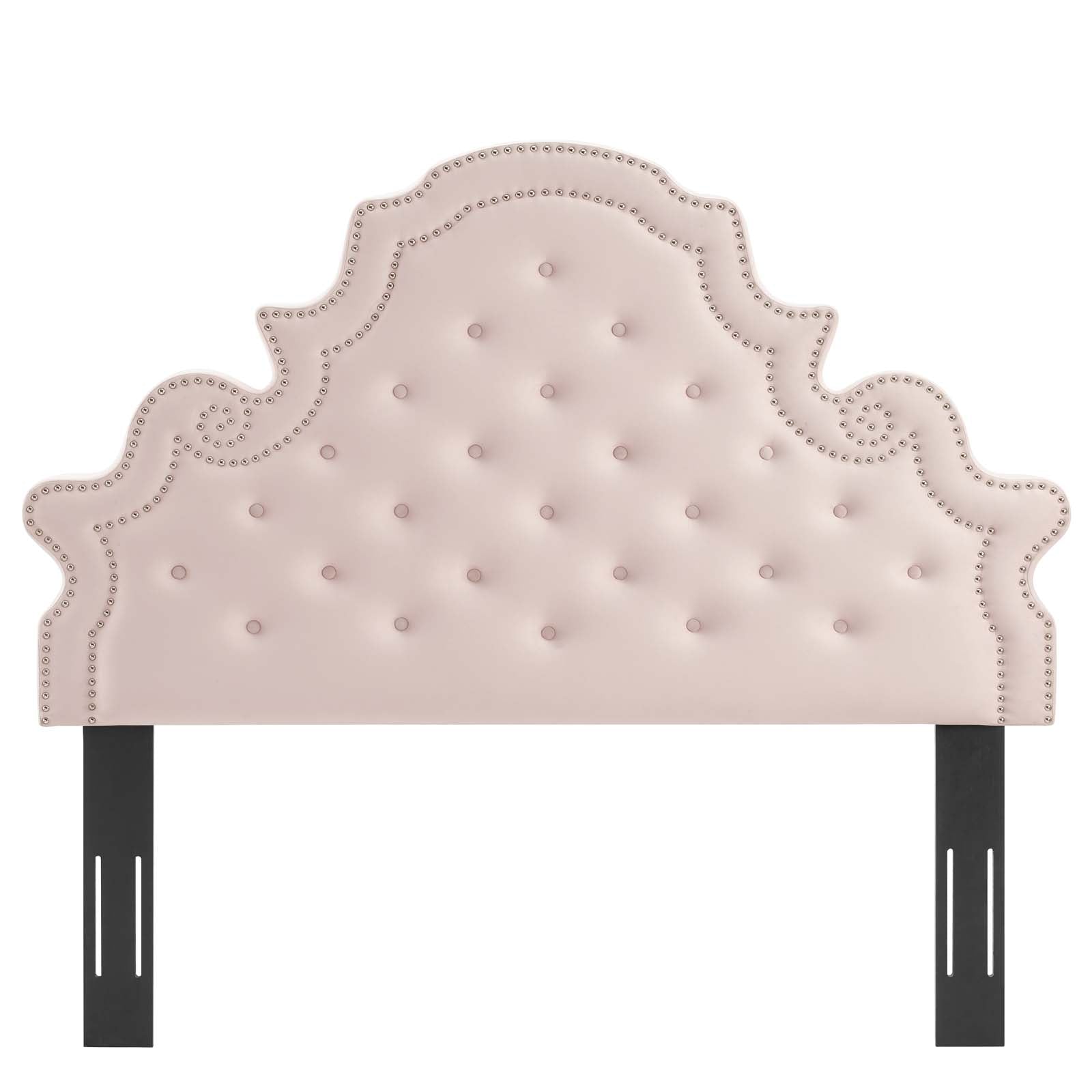 Modway Headboards - Diana Tufted Performance Velvet King/California King Headboard Pink