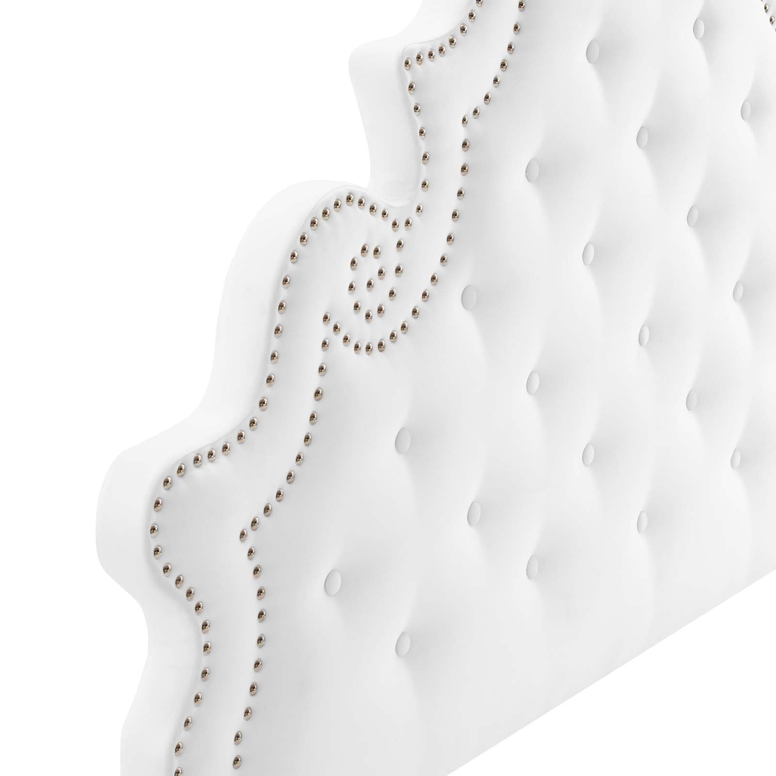 Modway Headboards - Diana Tufted Performance Velvet King/California King Headboard White