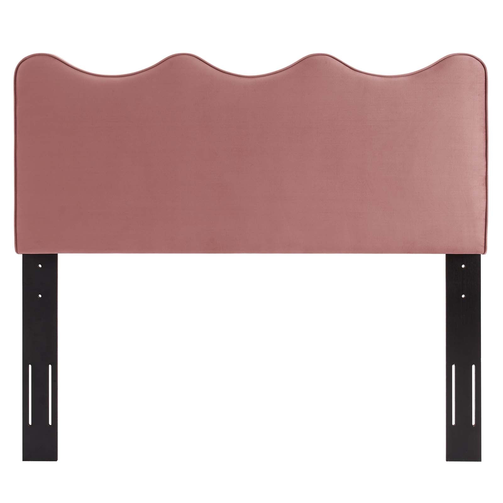 Modway Headboards - Athena Performance Velvet Full/Queen Headboard Dusty Rose