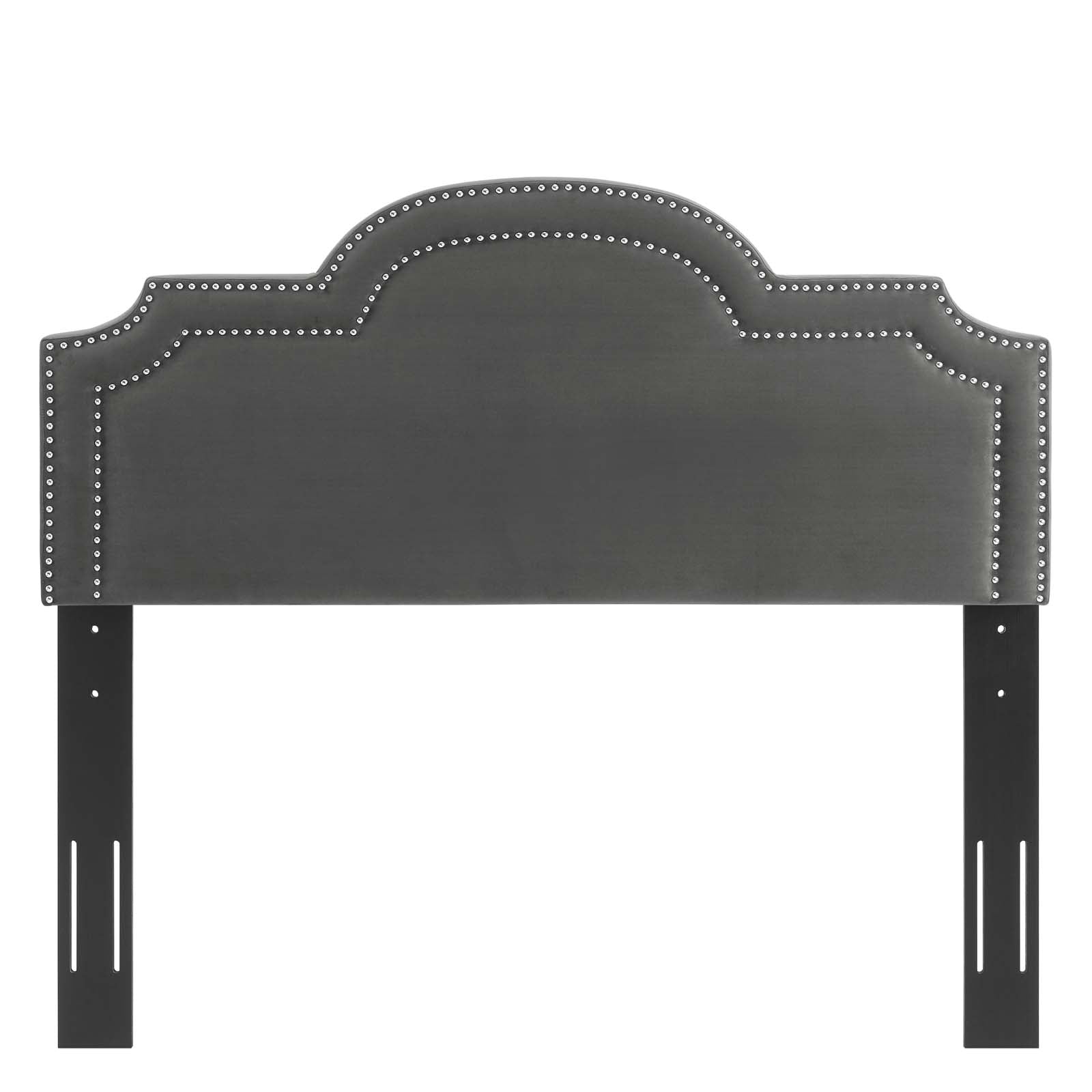 Modway Headboards - Belinda Performance Velvet Twin Headboard Charcoal
