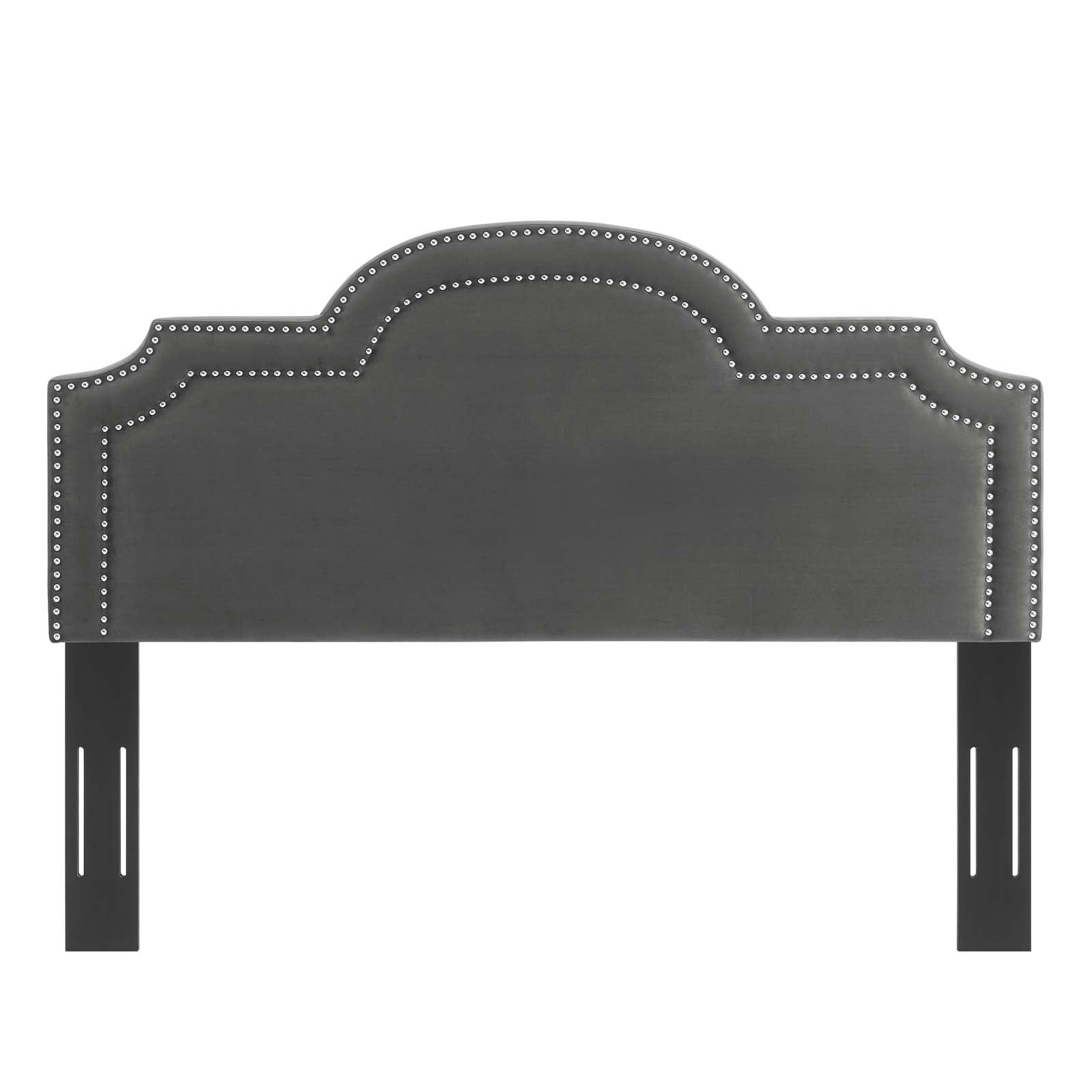 Modway Headboards - Belinda Performance Velvet Twin Headboard Charcoal